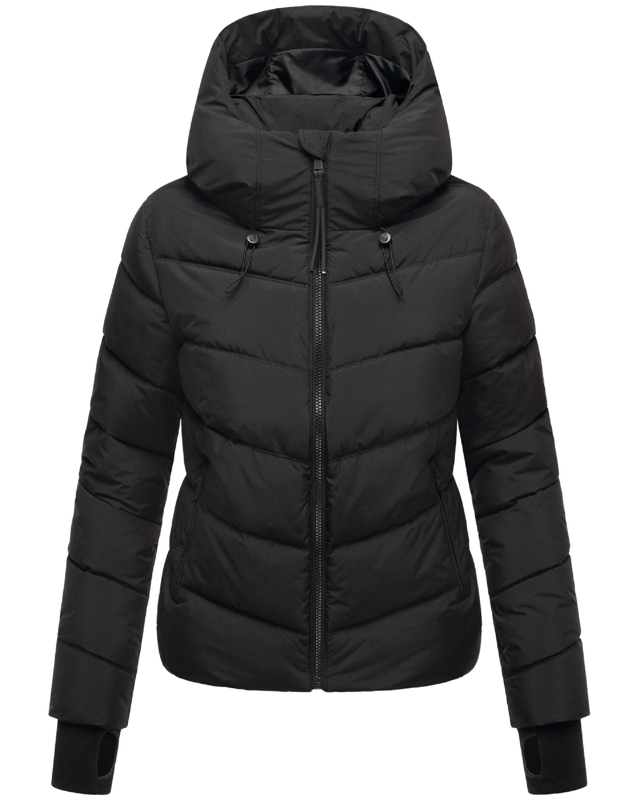 Kurze Winter Steppjacke "Yukanii XVI-1" Black