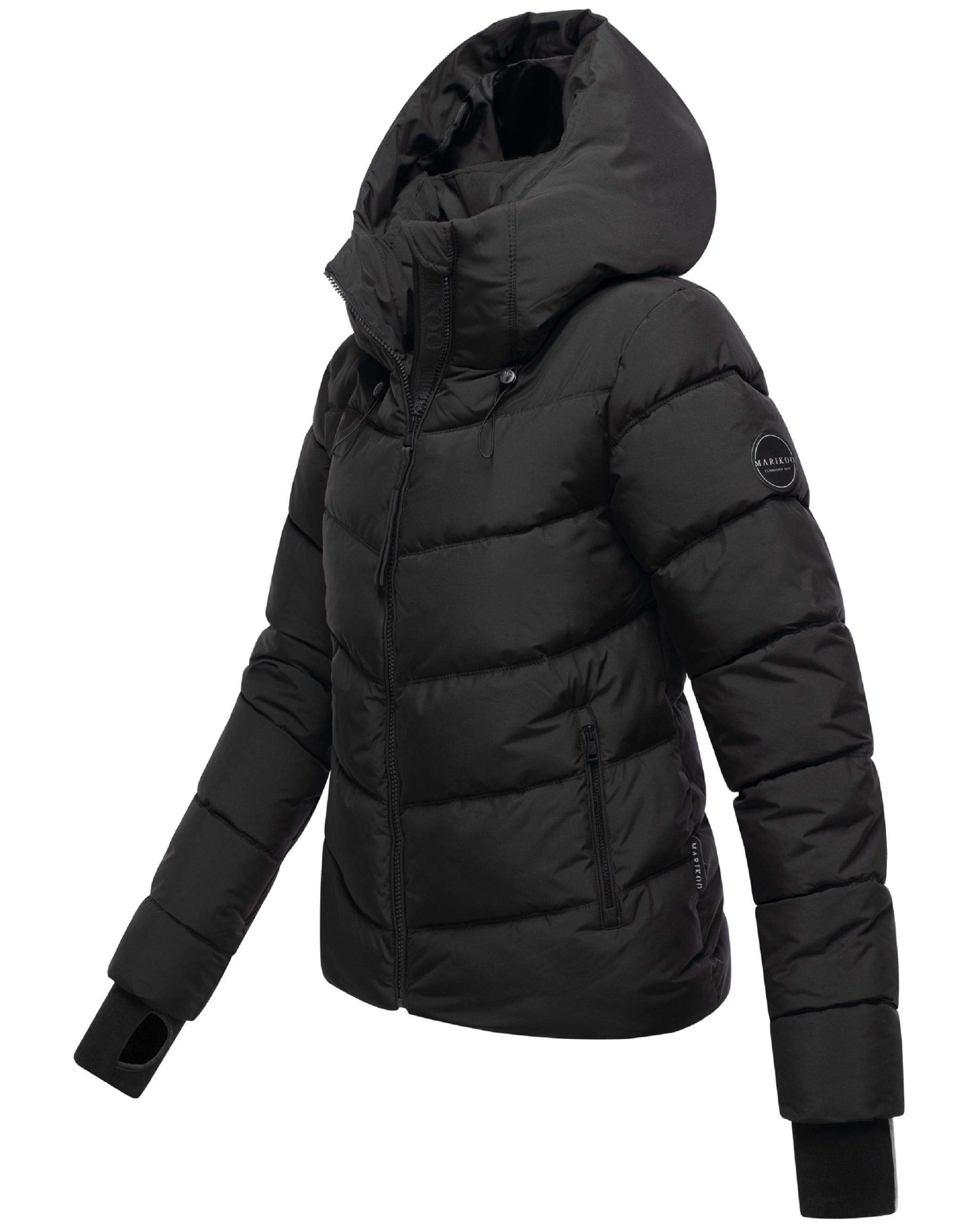Kurze Winter Steppjacke "Yukanii XVI" Black