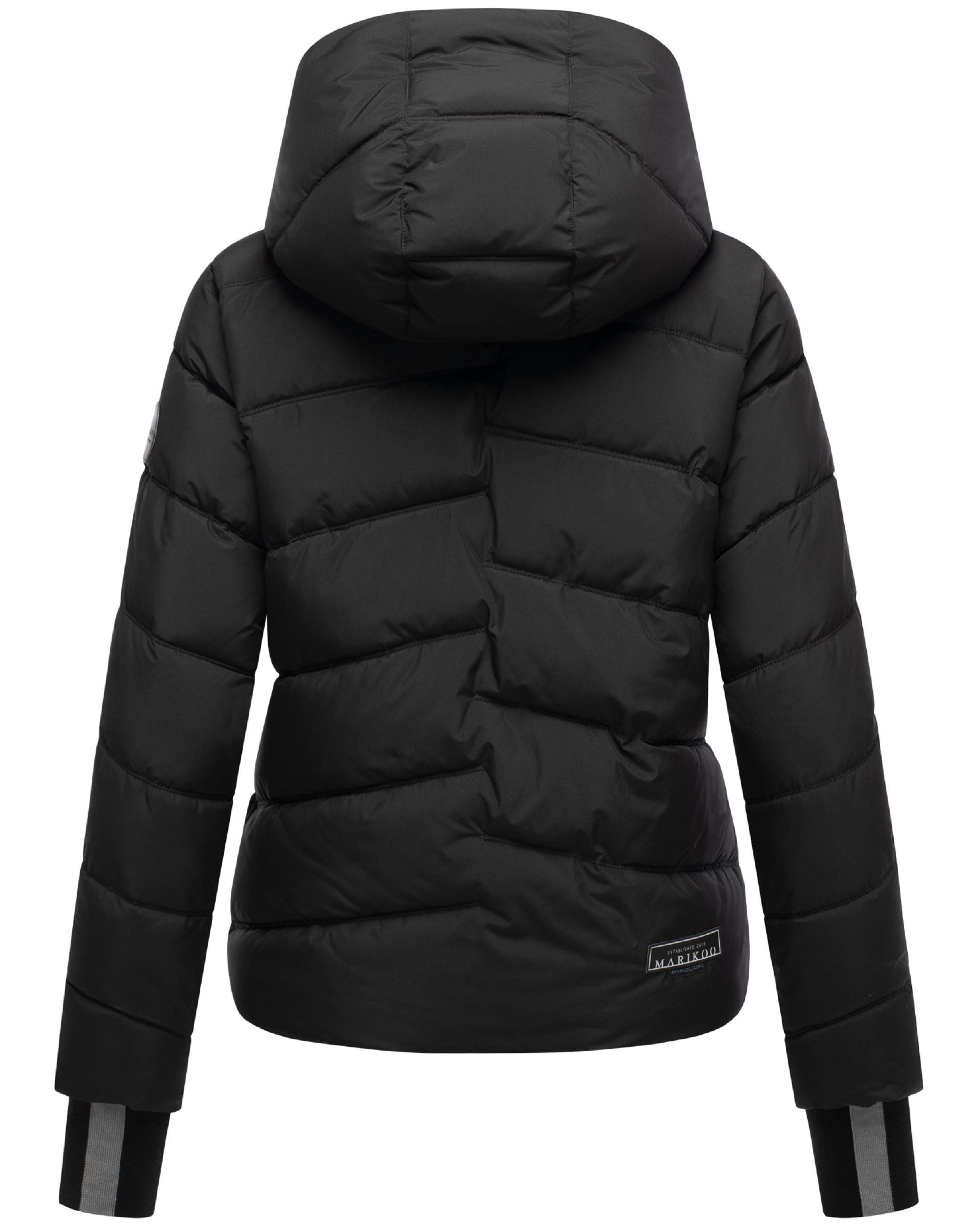 Kurze Winter Steppjacke "Yukanii XVI" Black