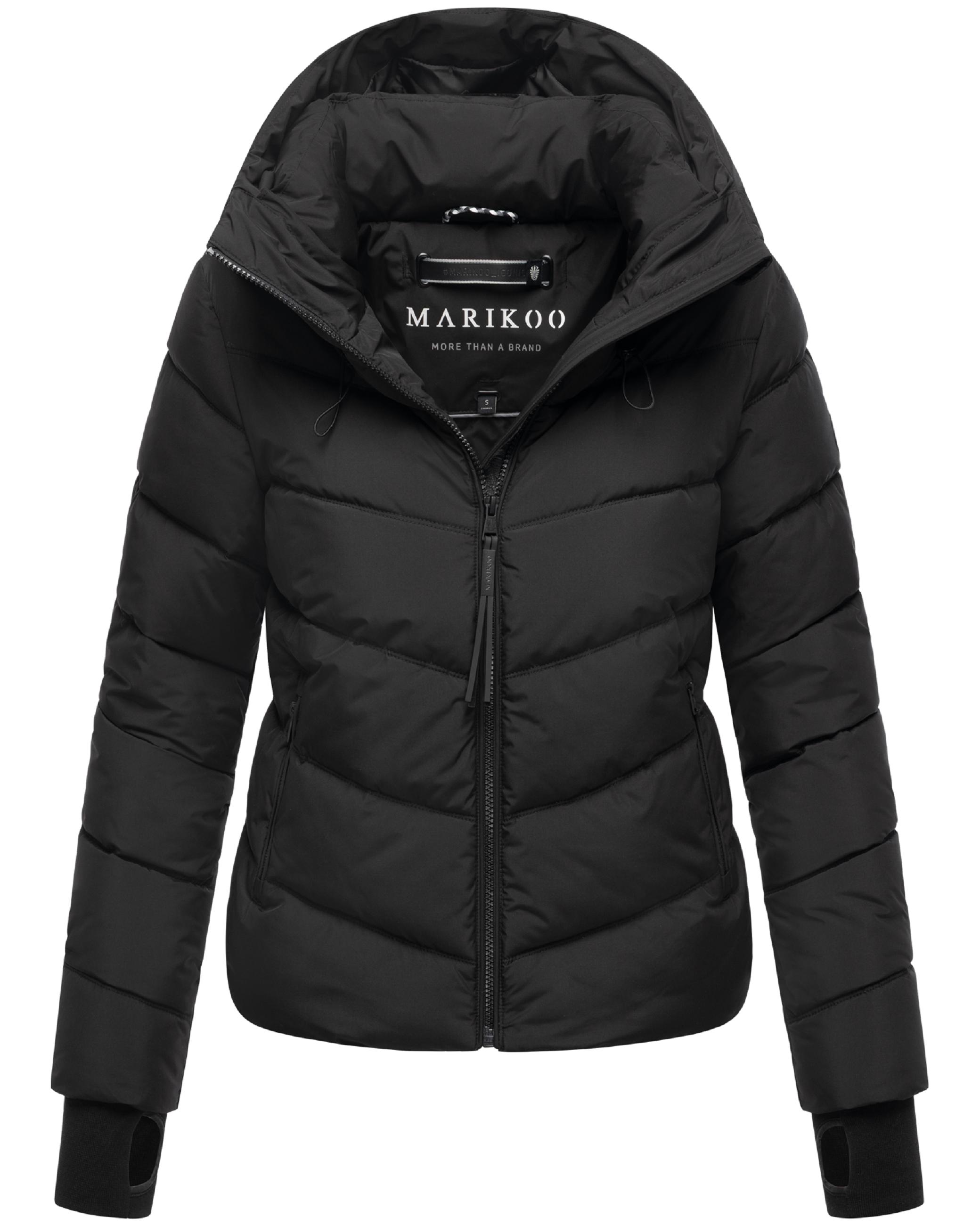 Kurze Winter Steppjacke "Yukanii XVI" Black