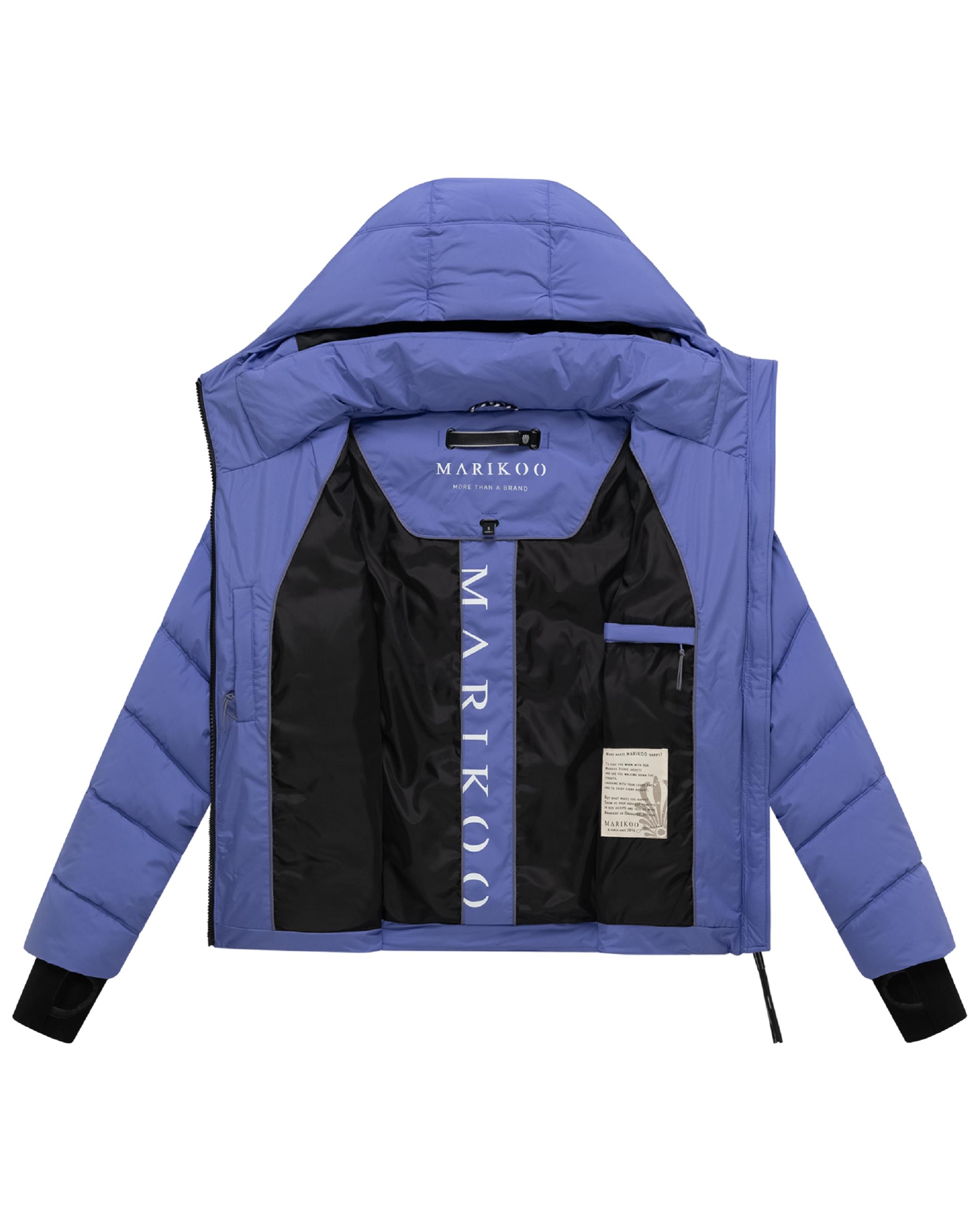 Kurze Winter Steppjacke "Yukanii XVI" Deep Lavender
