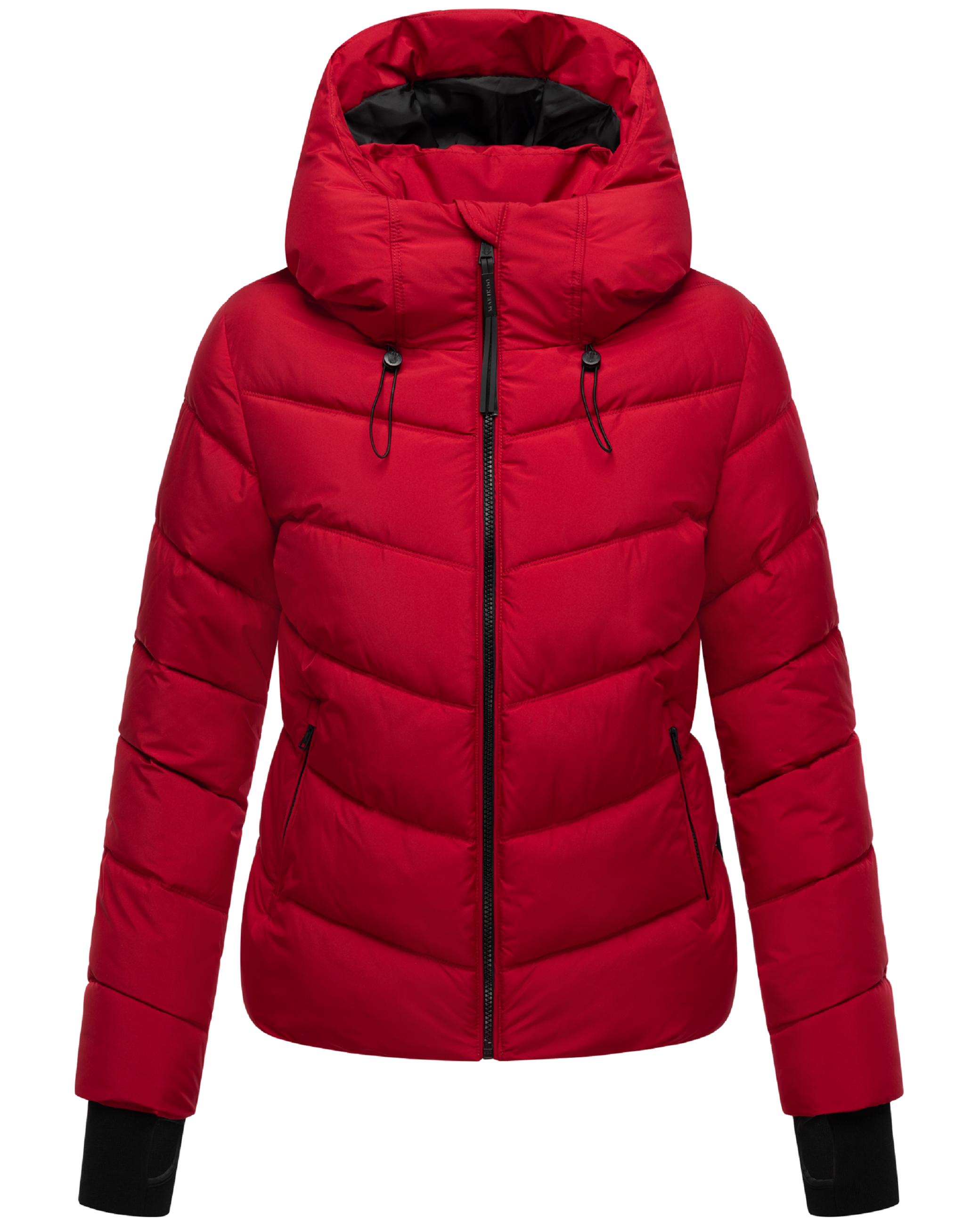 Kurze Winter Steppjacke "Yukanii XVI" Deep Red