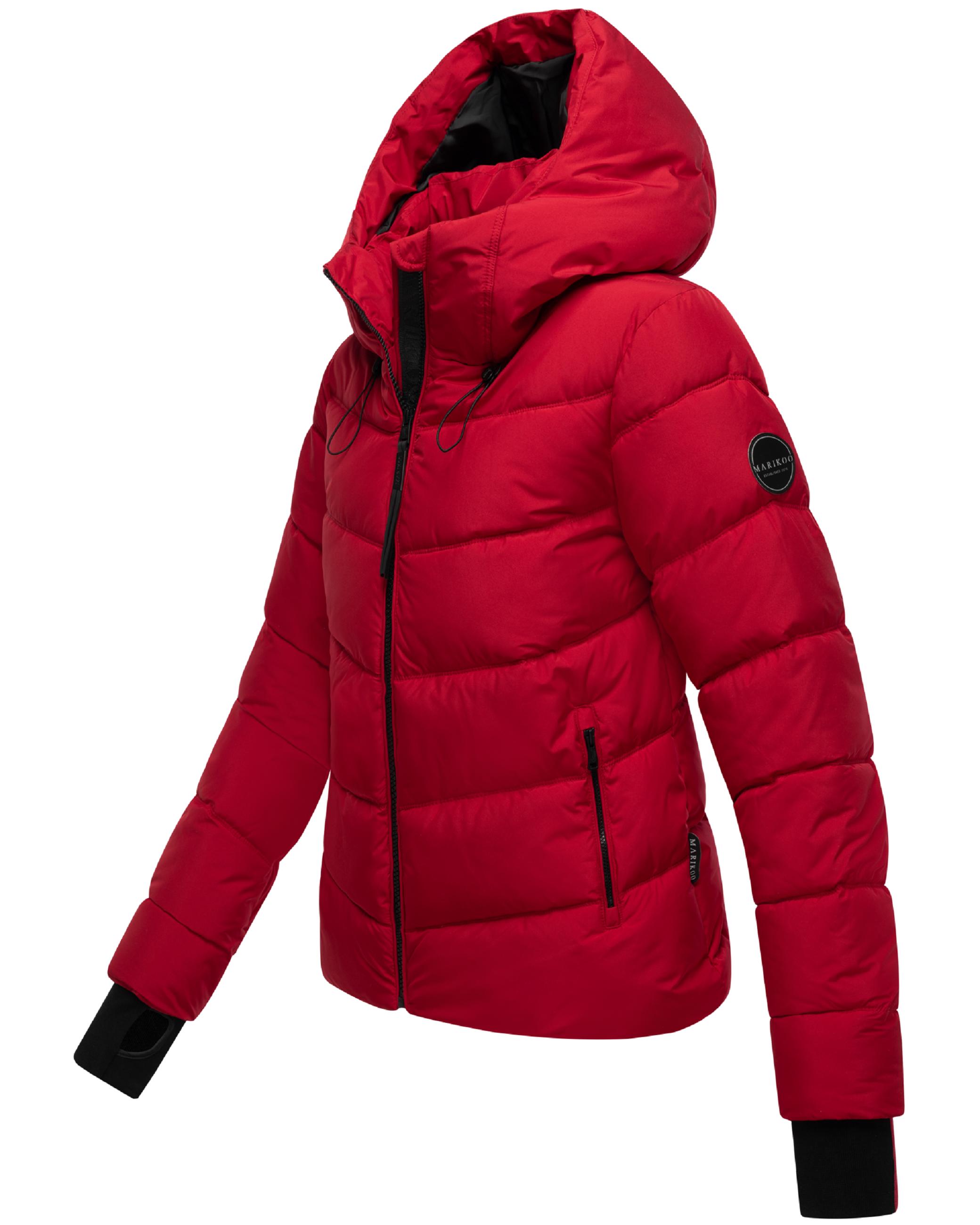 Kurze Winter Steppjacke "Yukanii XVI" Deep Red