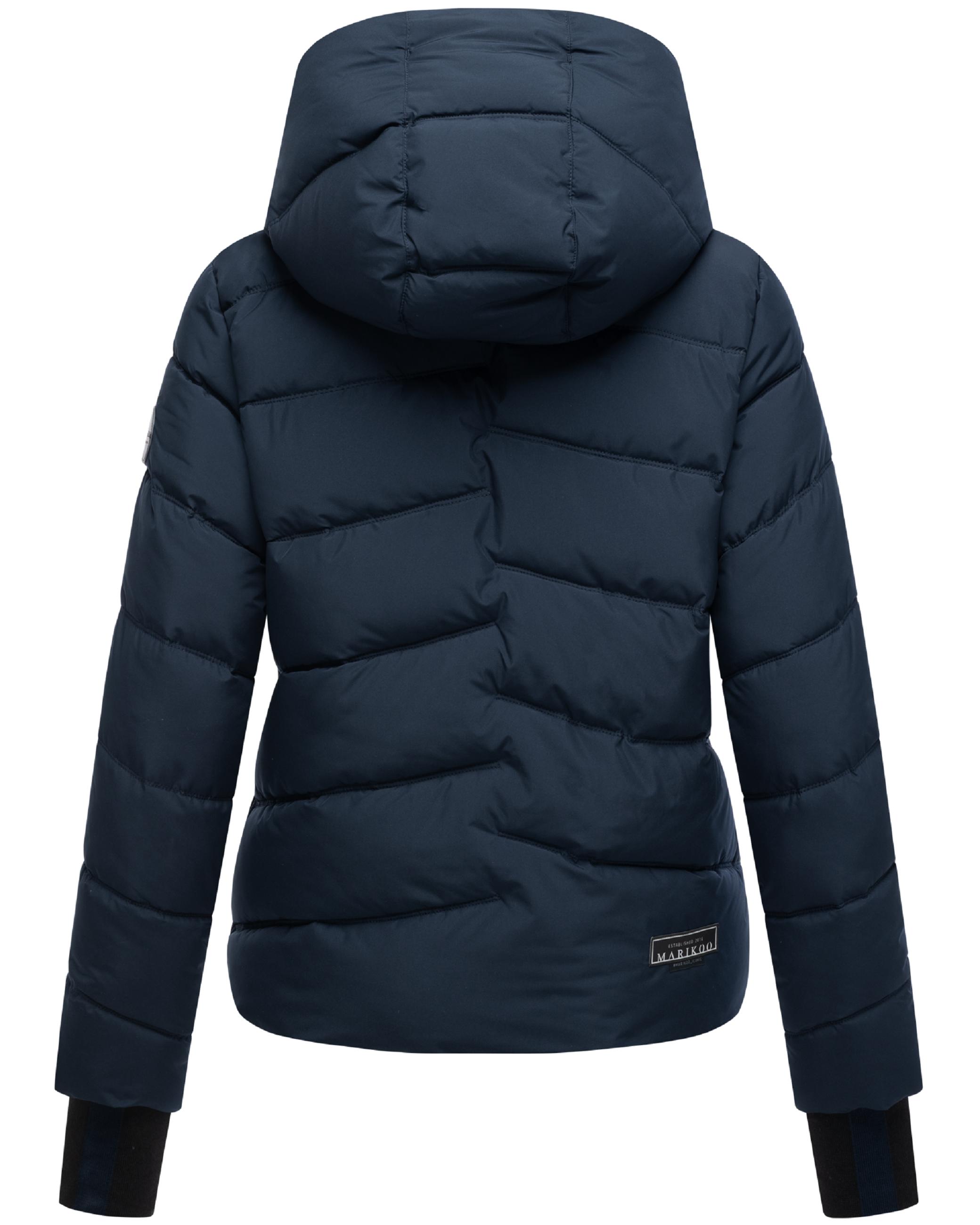 Kurze Winter Steppjacke "Yukanii XVI" Navy