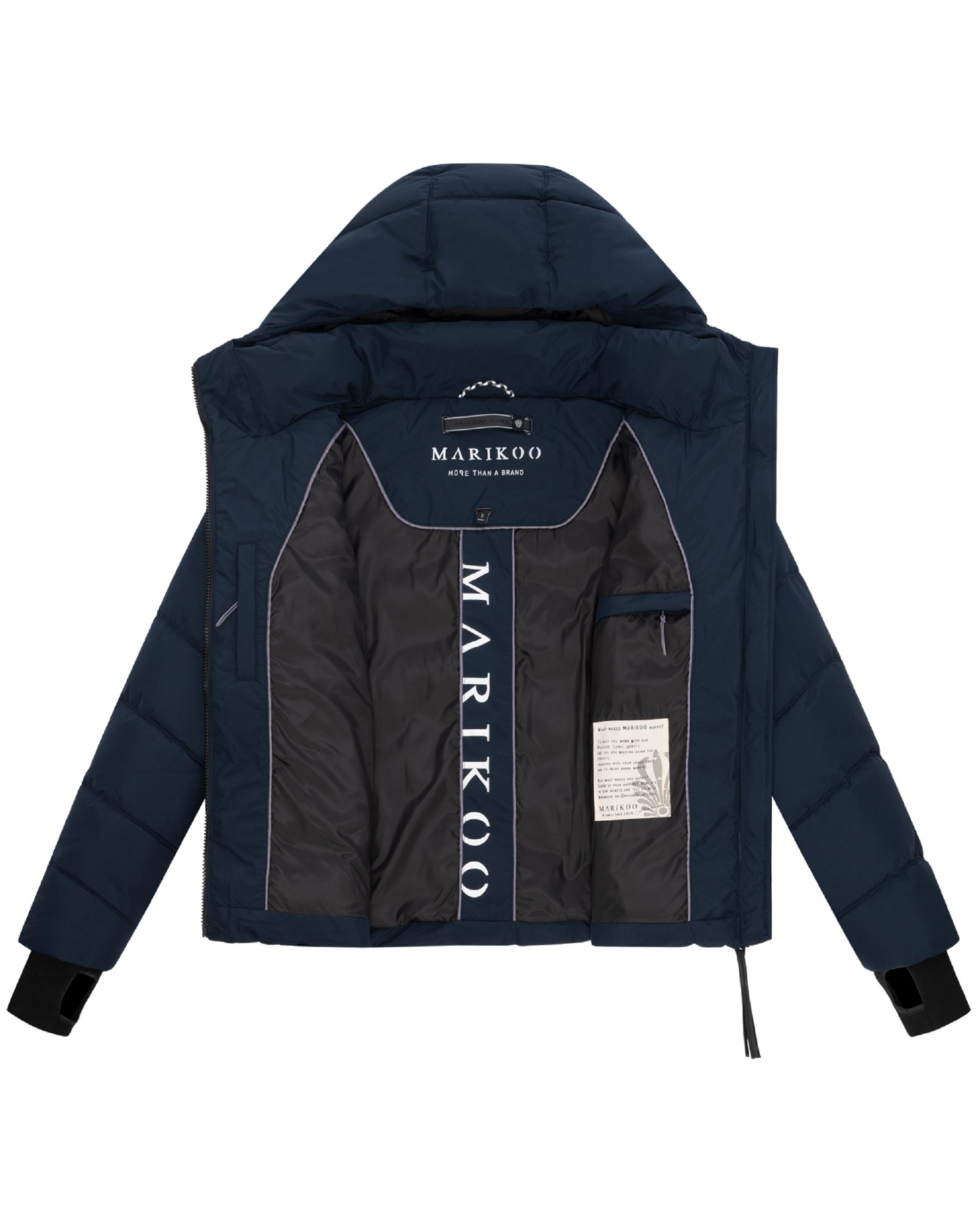 Kurze Winter Steppjacke "Yukanii XVI" Navy