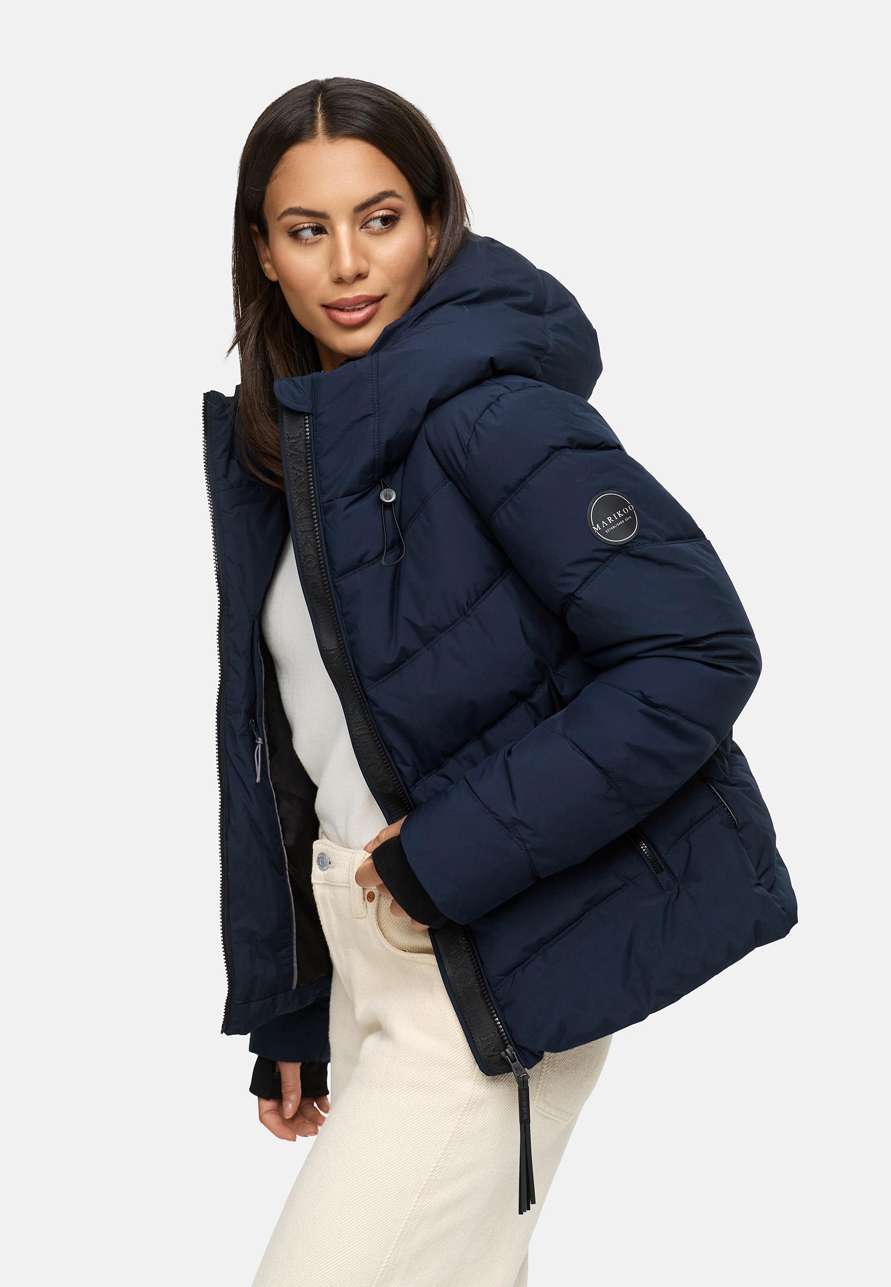 Kurze Winter Steppjacke "Yukanii XVI" Navy