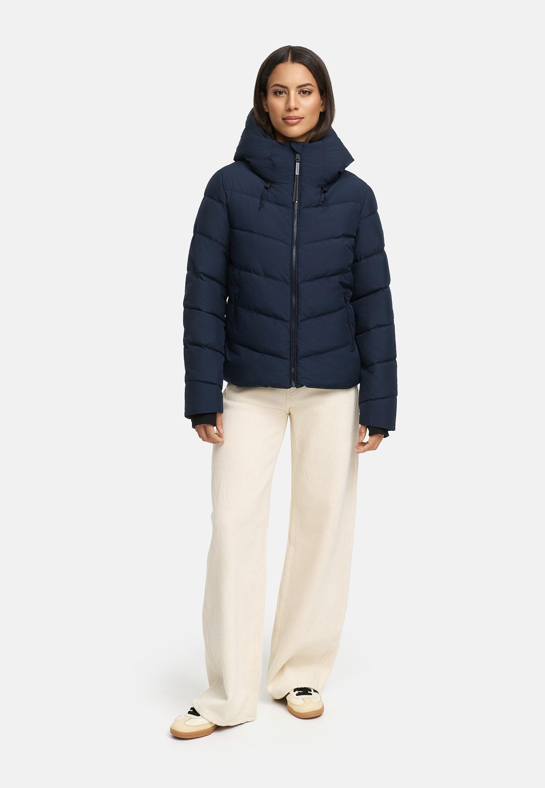Kurze Winter Steppjacke "Yukanii XVI" Navy