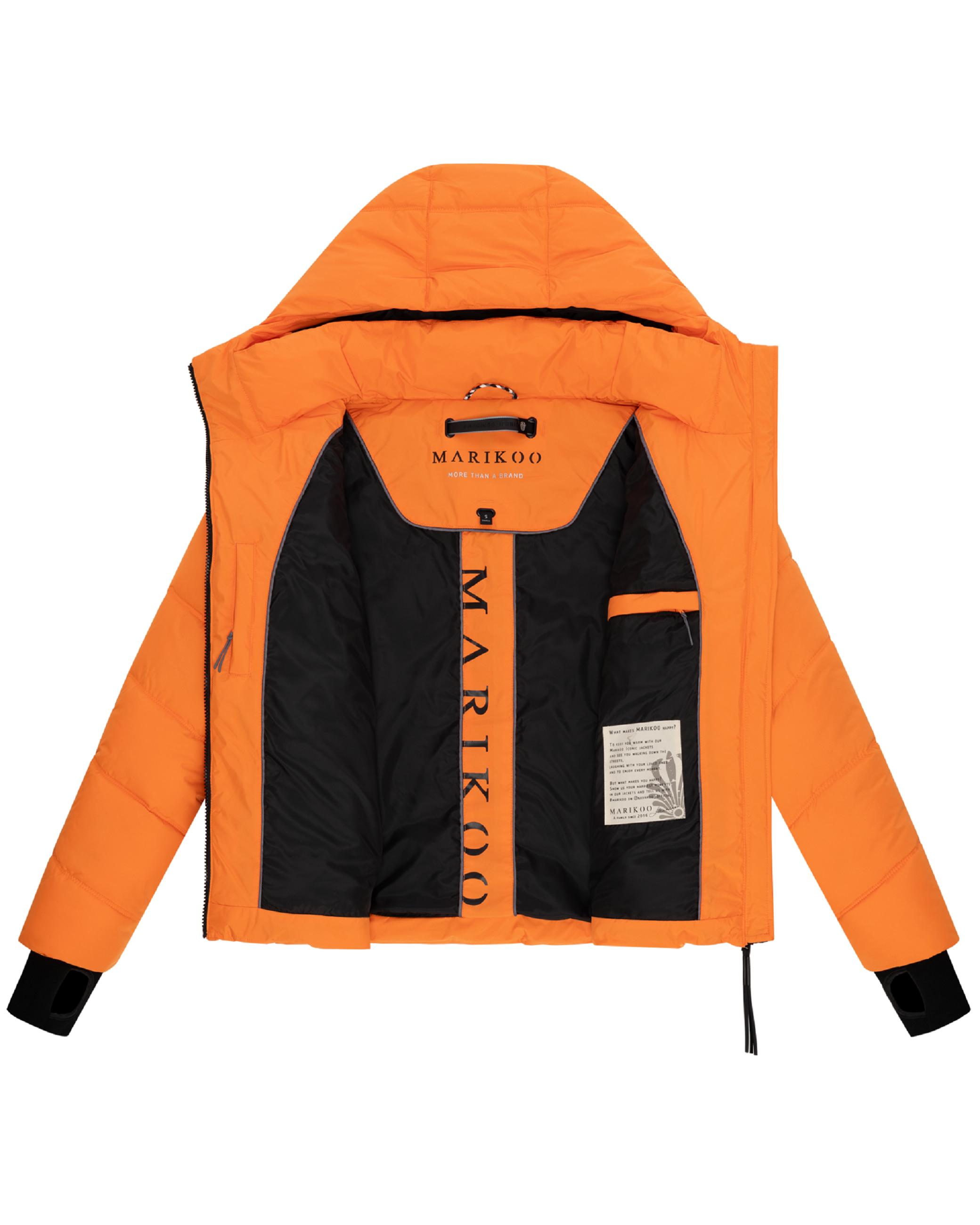 Kurze Winter Steppjacke "Yukanii XVI" Orange