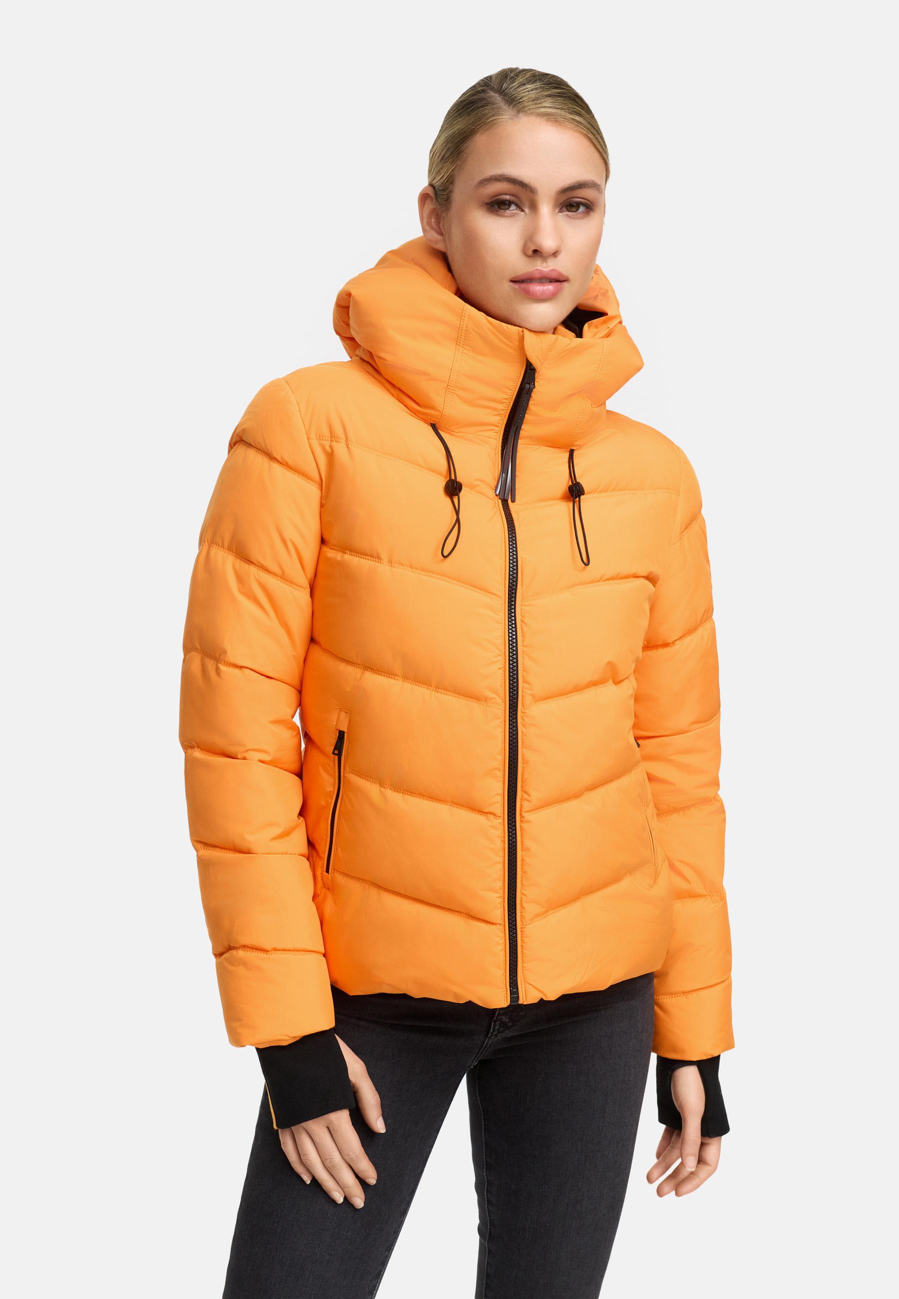 Kurze Winter Steppjacke "Yukanii XVI" Orange