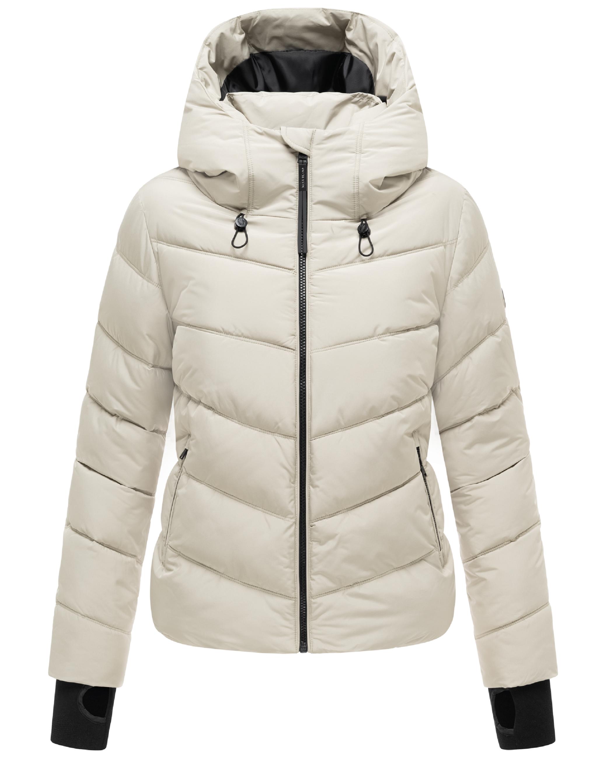 Kurze Winter Steppjacke "Yukanii XVI" Pebble Grey
