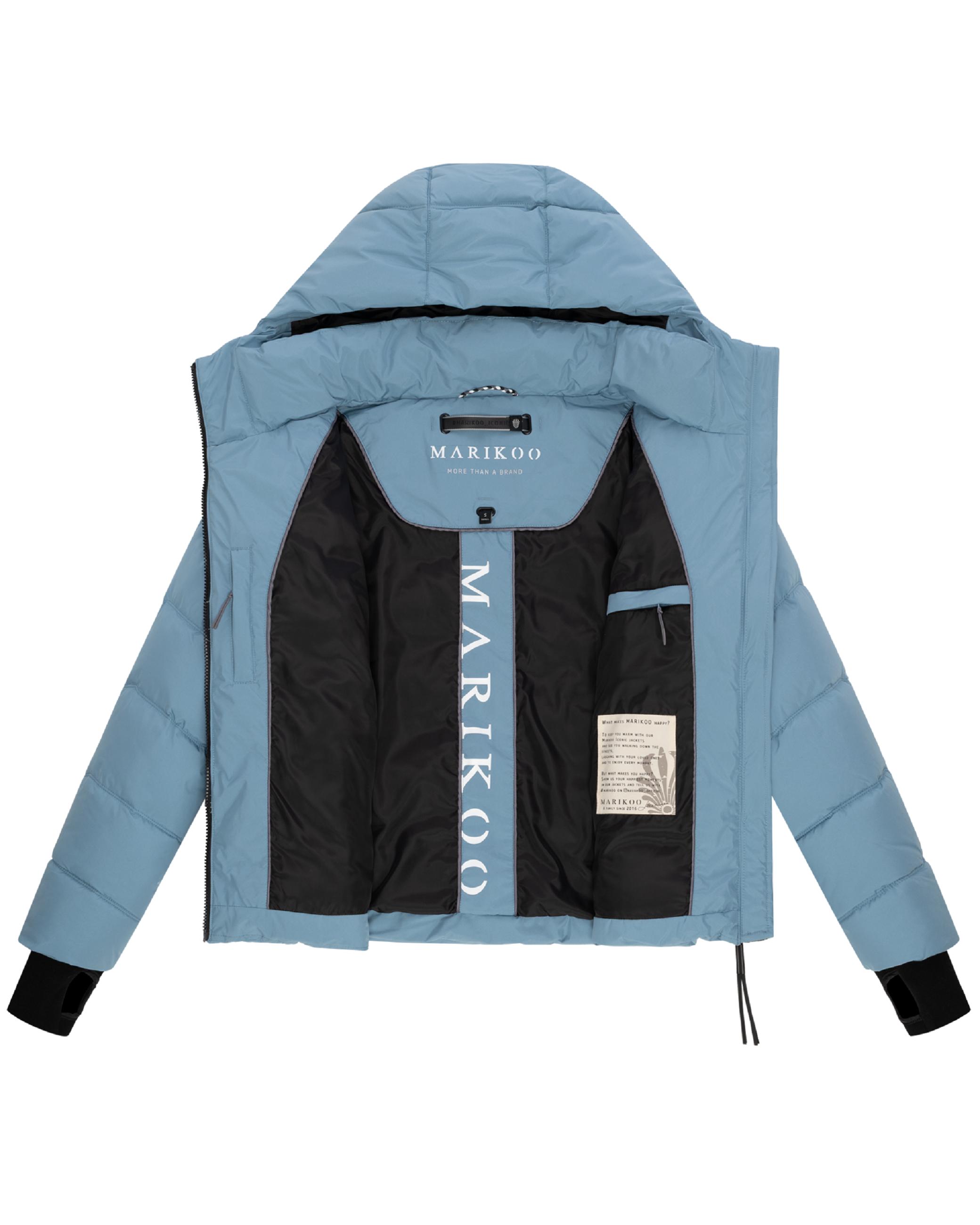 Kurze Winter Steppjacke "Yukanii XVI" Powder Blue