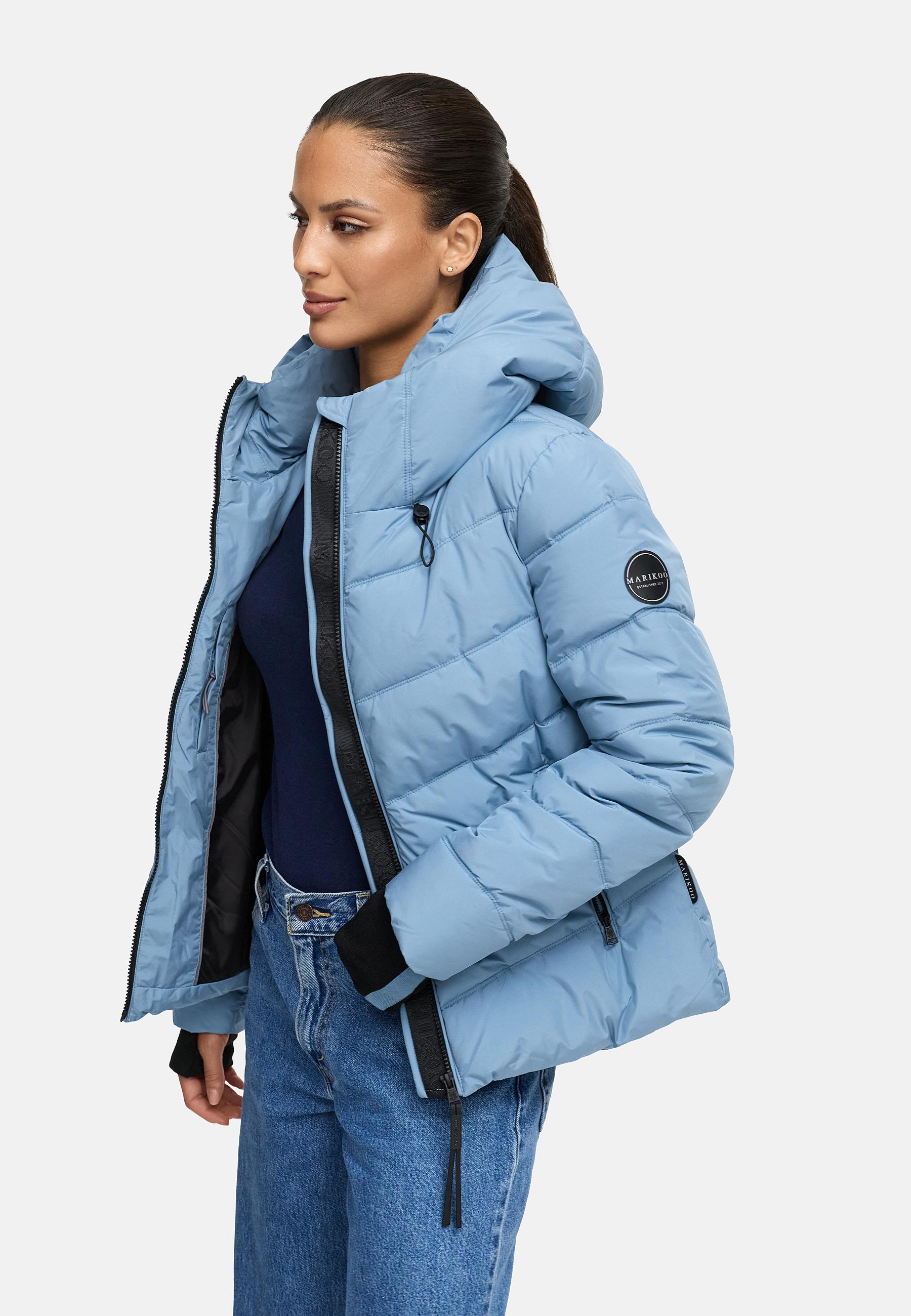 Kurze Winter Steppjacke "Yukanii XVI" Powder Blue