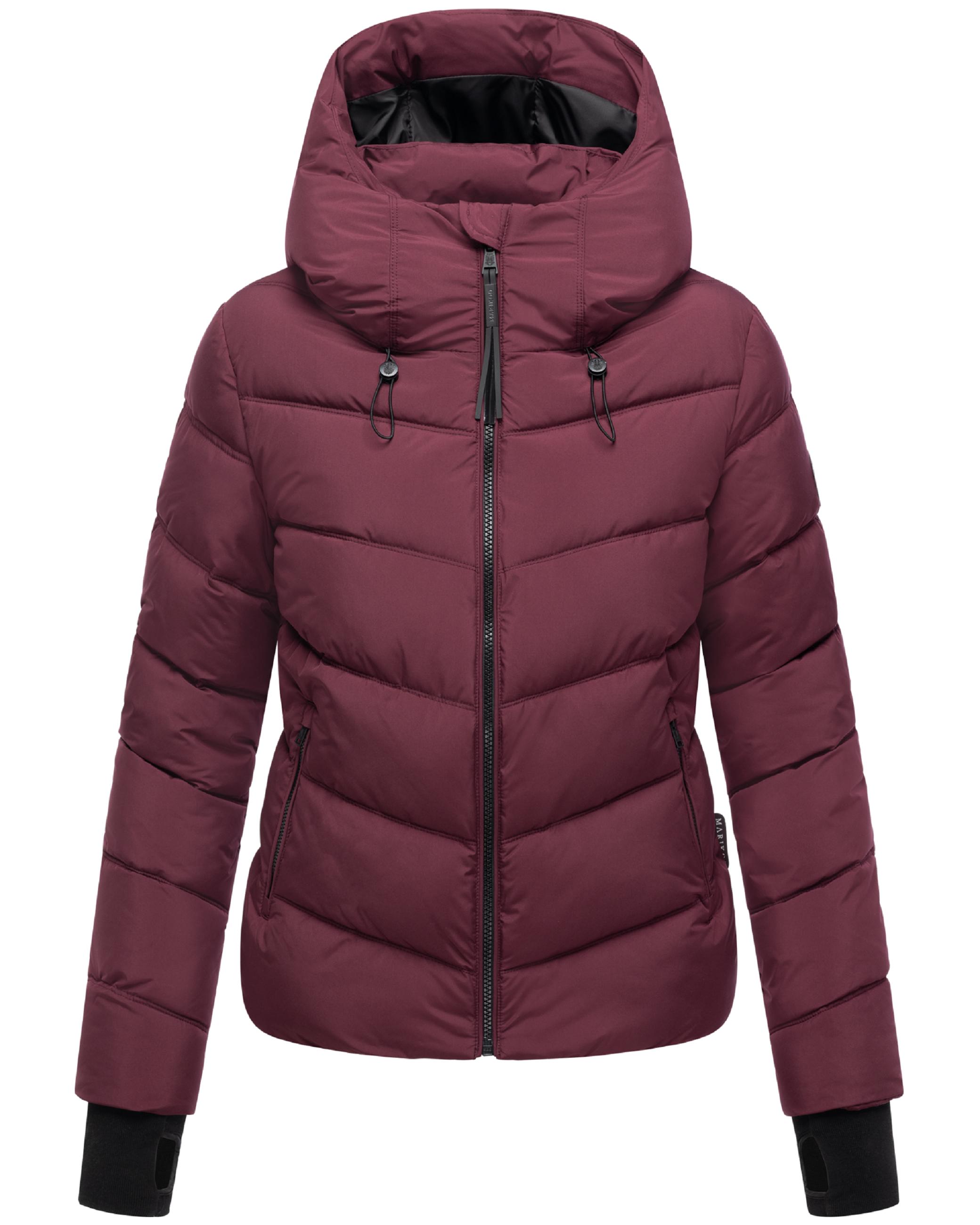 Kurze Winter Steppjacke "Yukanii XVI" Wine