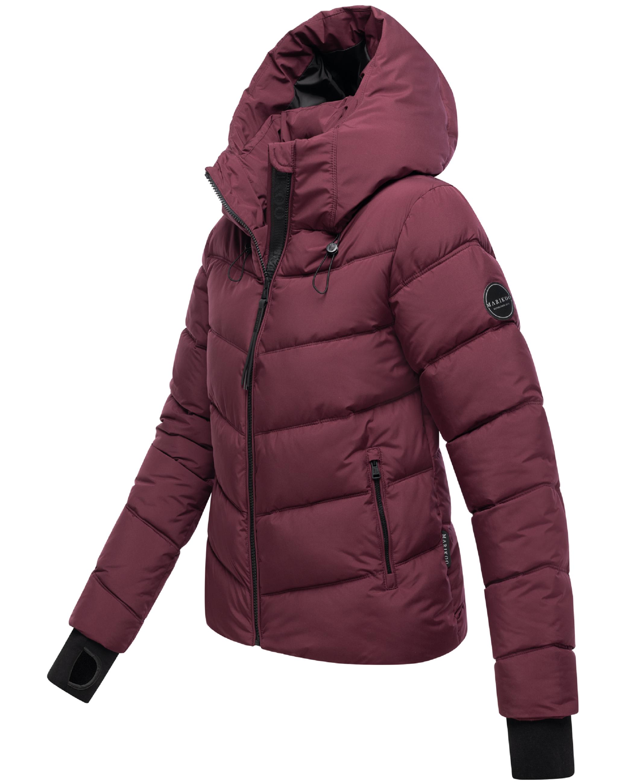 Kurze Winter Steppjacke "Yukanii XVI" Wine