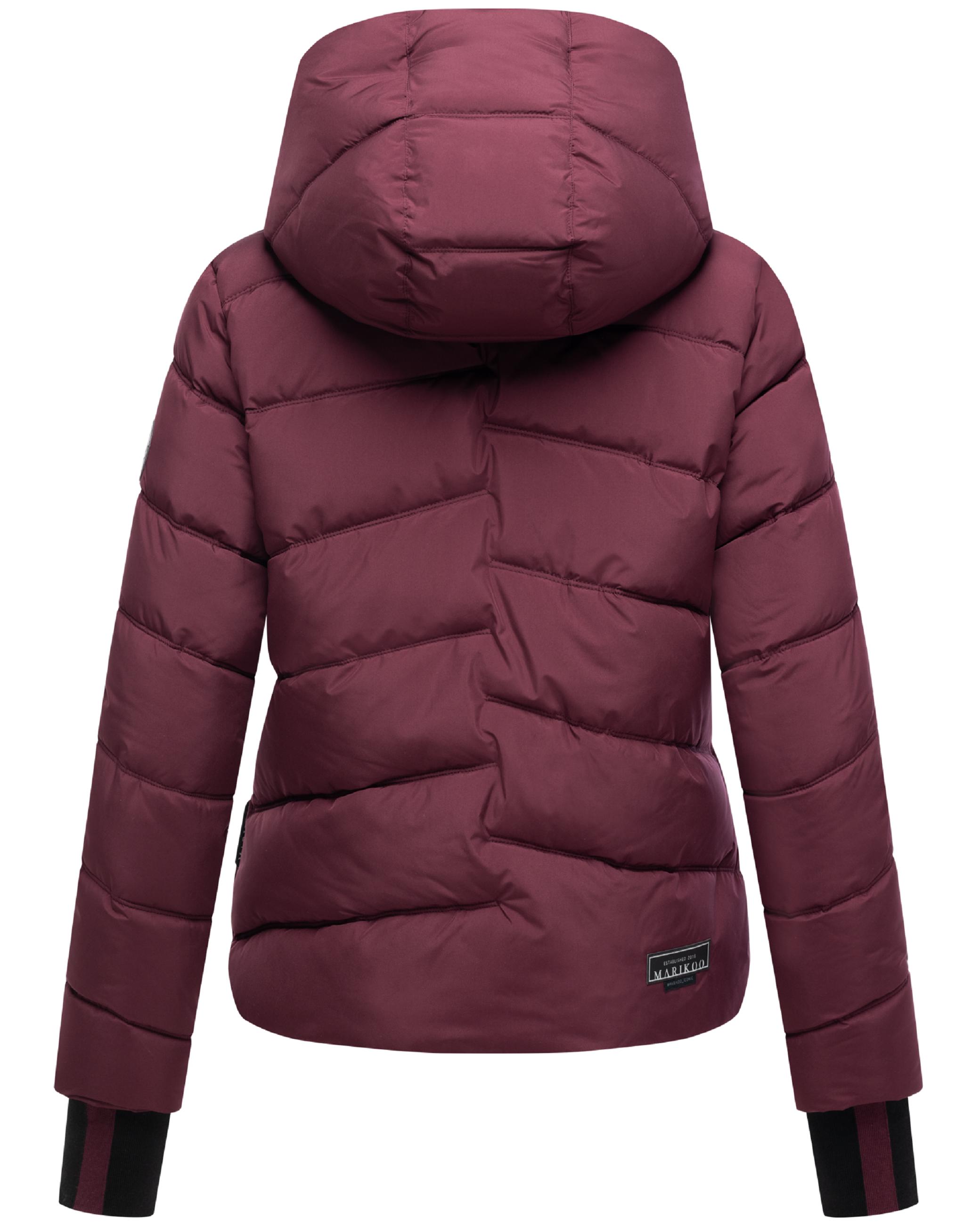 Kurze Winter Steppjacke "Yukanii XVI" Wine
