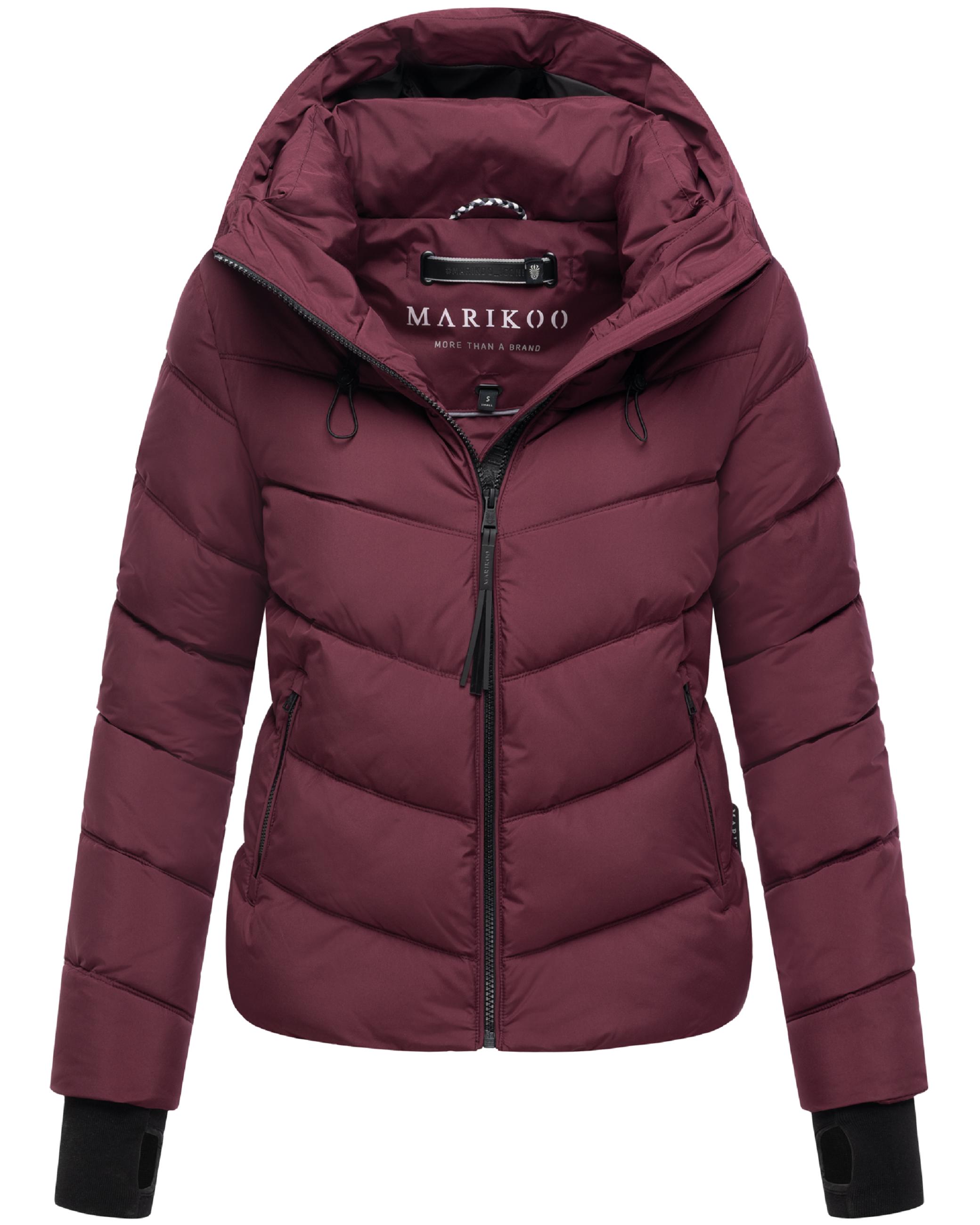 Kurze Winter Steppjacke "Yukanii XVI" Wine