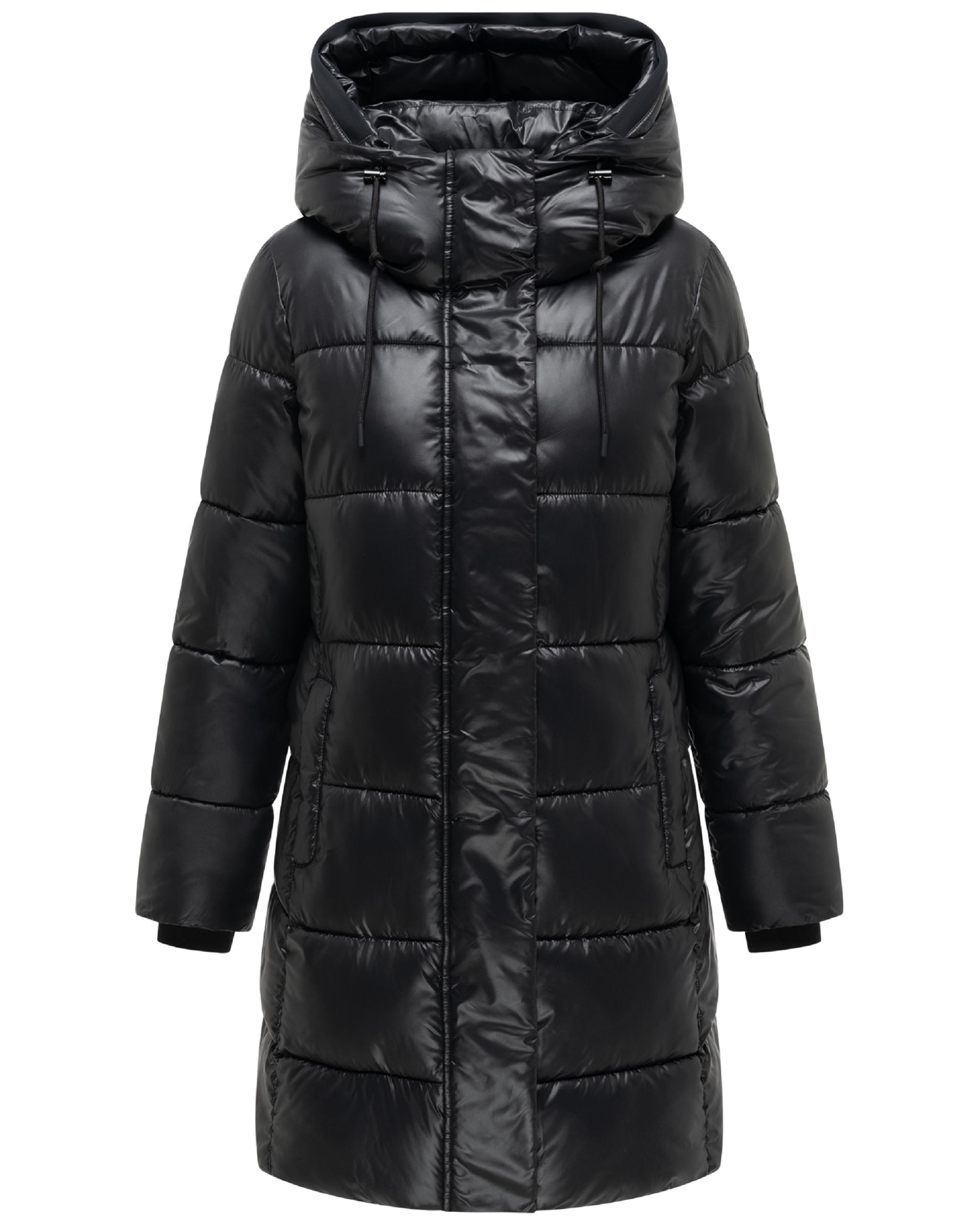 Steppmantel mit matt schimmerndem Obermaterial "Yumee XVI" Black