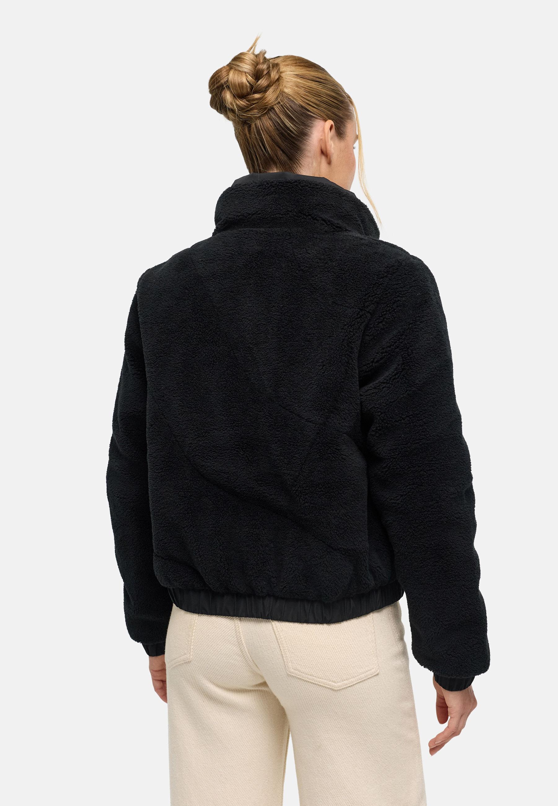 Teddy Jacke mit Futter "Yuvaa 16" Black