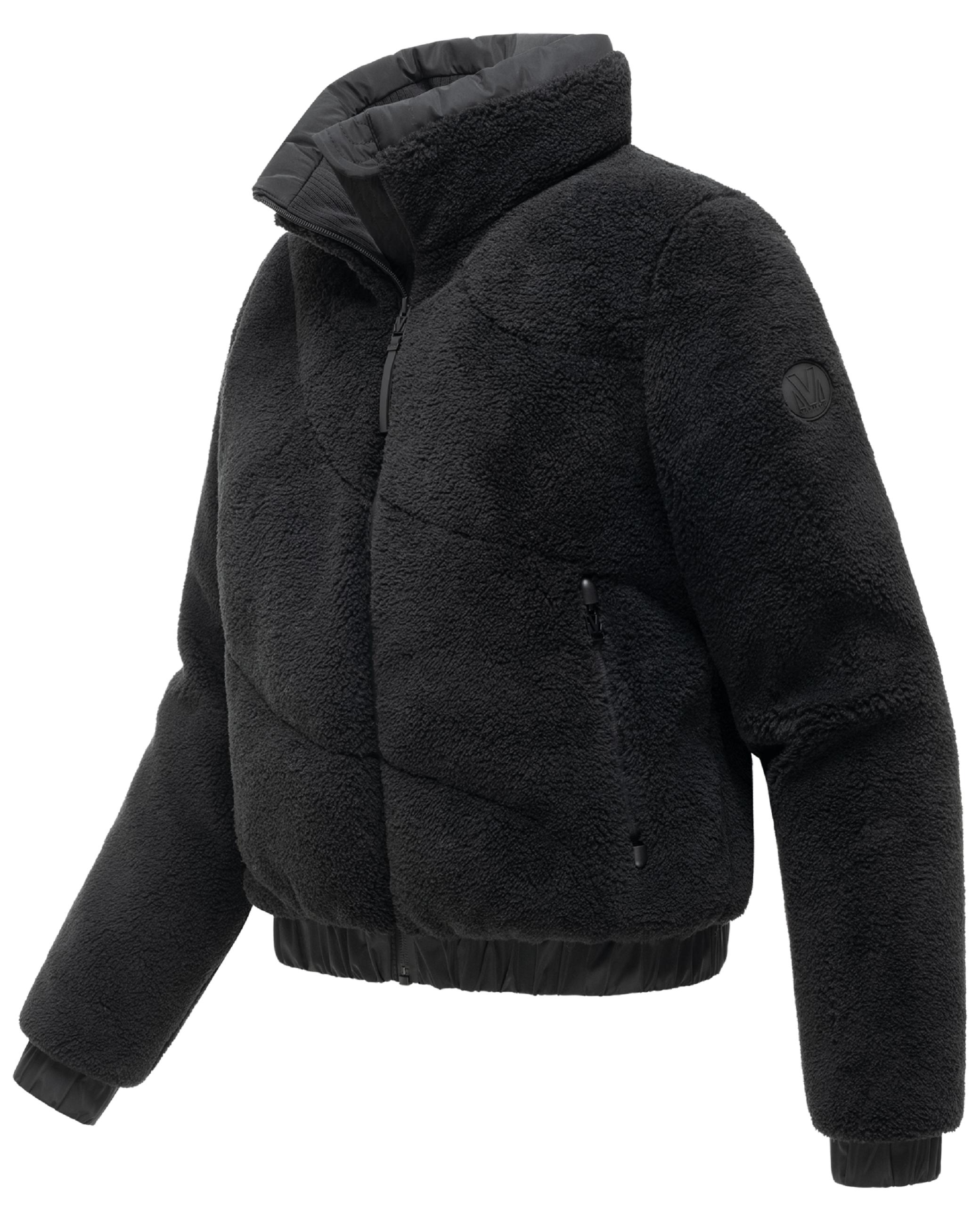 Teddy Jacke mit Futter "Yuvaa 16" Black
