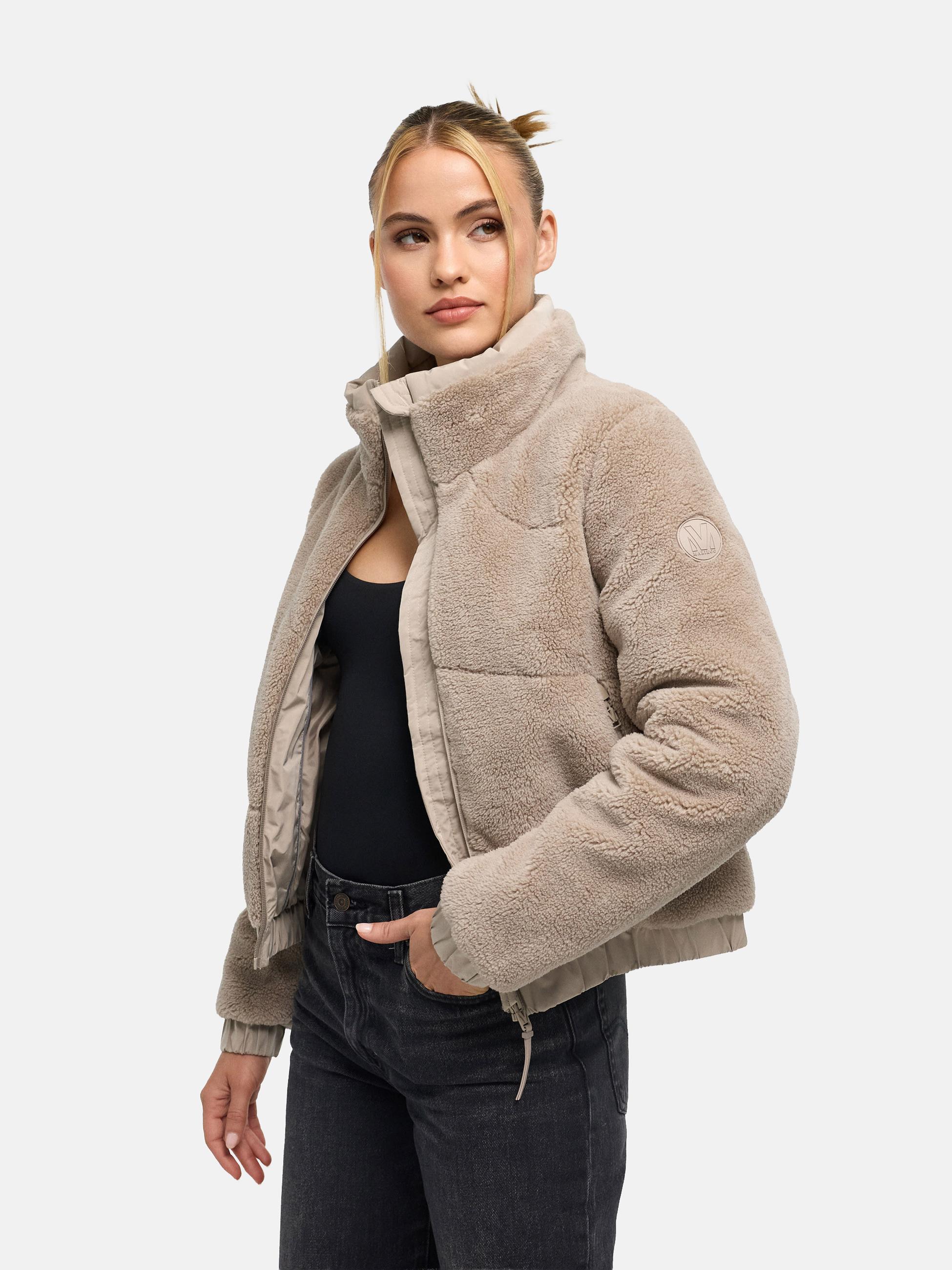 Teddy Jacke mit Futter "Yuvaa 16" Light Taupe