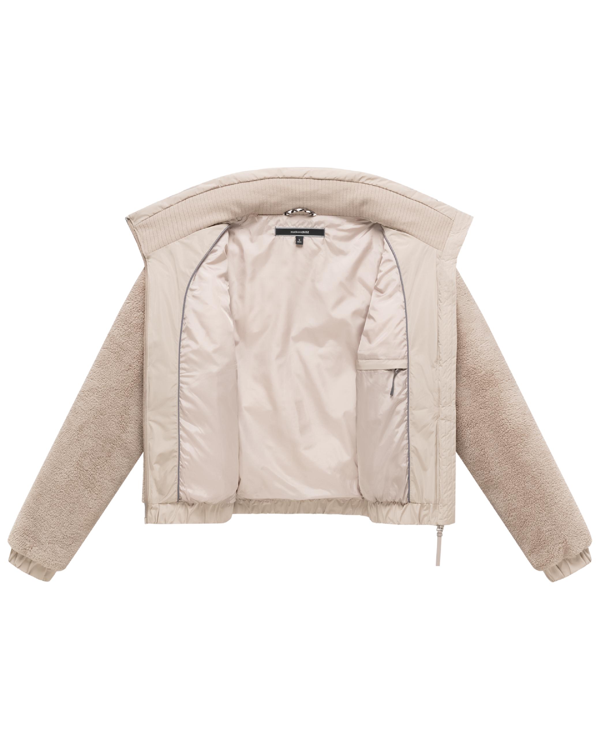 Teddy Jacke mit Futter "Yuvaa 16" Light Taupe