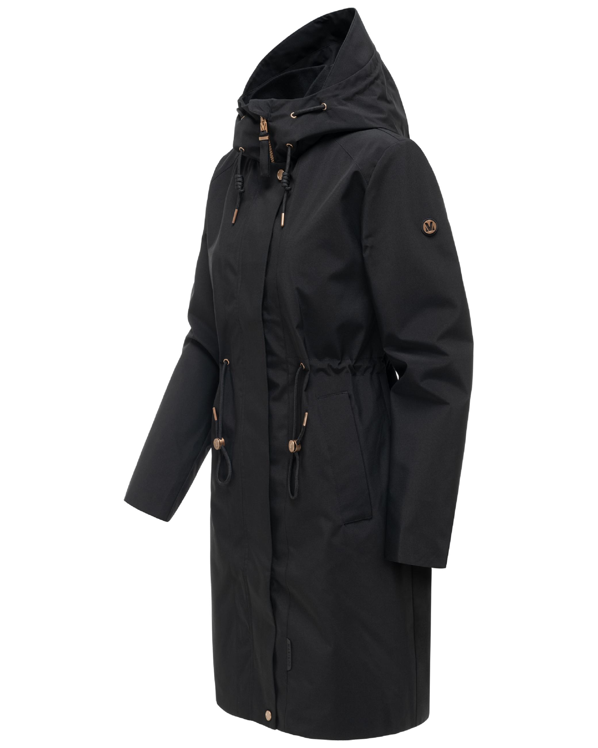 Parka mit Taillenzugkordeln "Zilandaa 16" Black