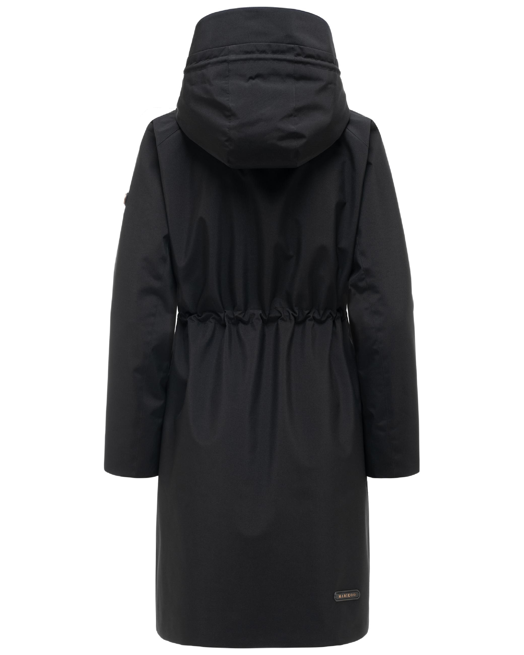 Parka mit Taillenzugkordeln "Zilandaa 16" Black