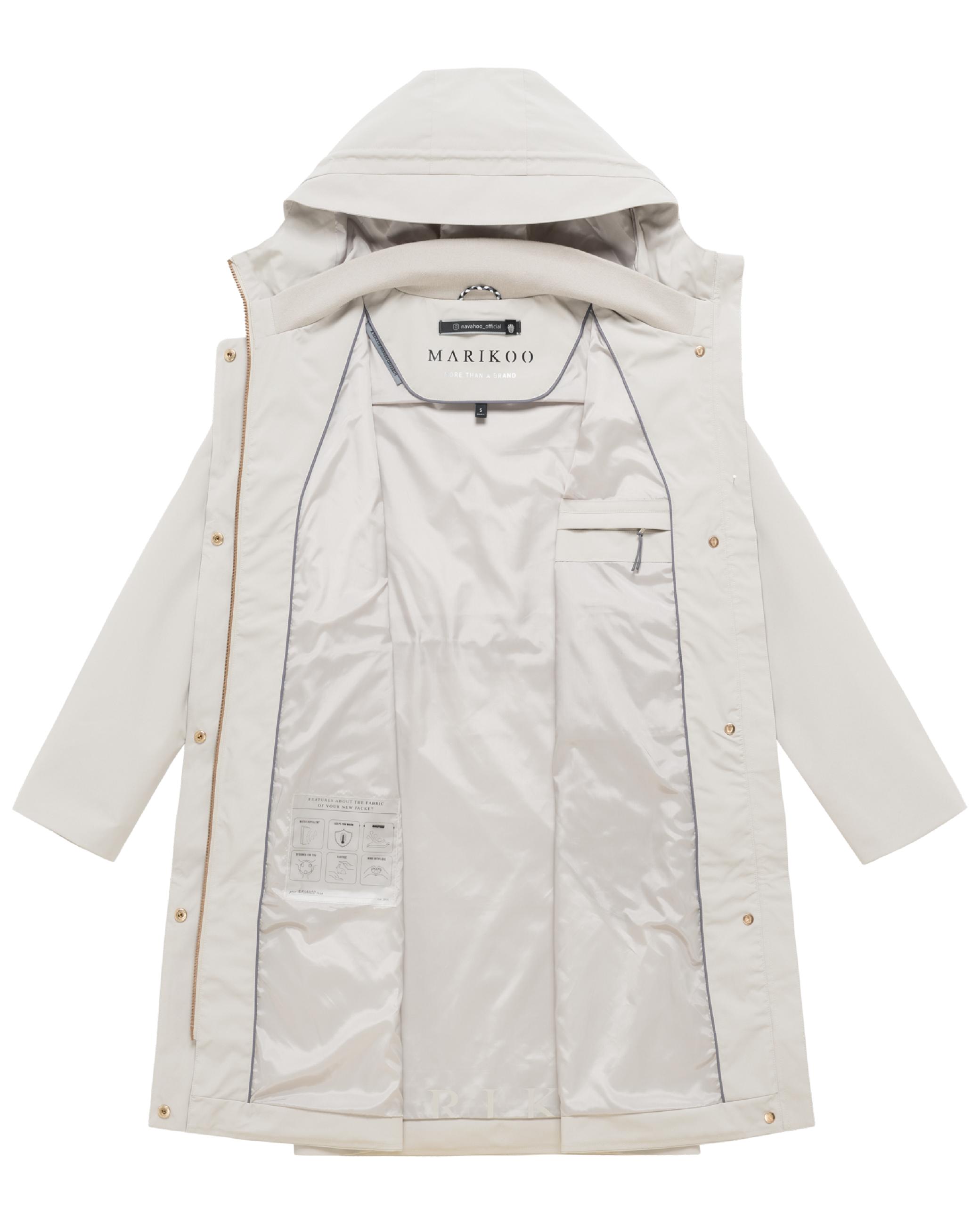 wasserdichter Parka mit Taillenzugkordeln "Zilandaa 16" Bone