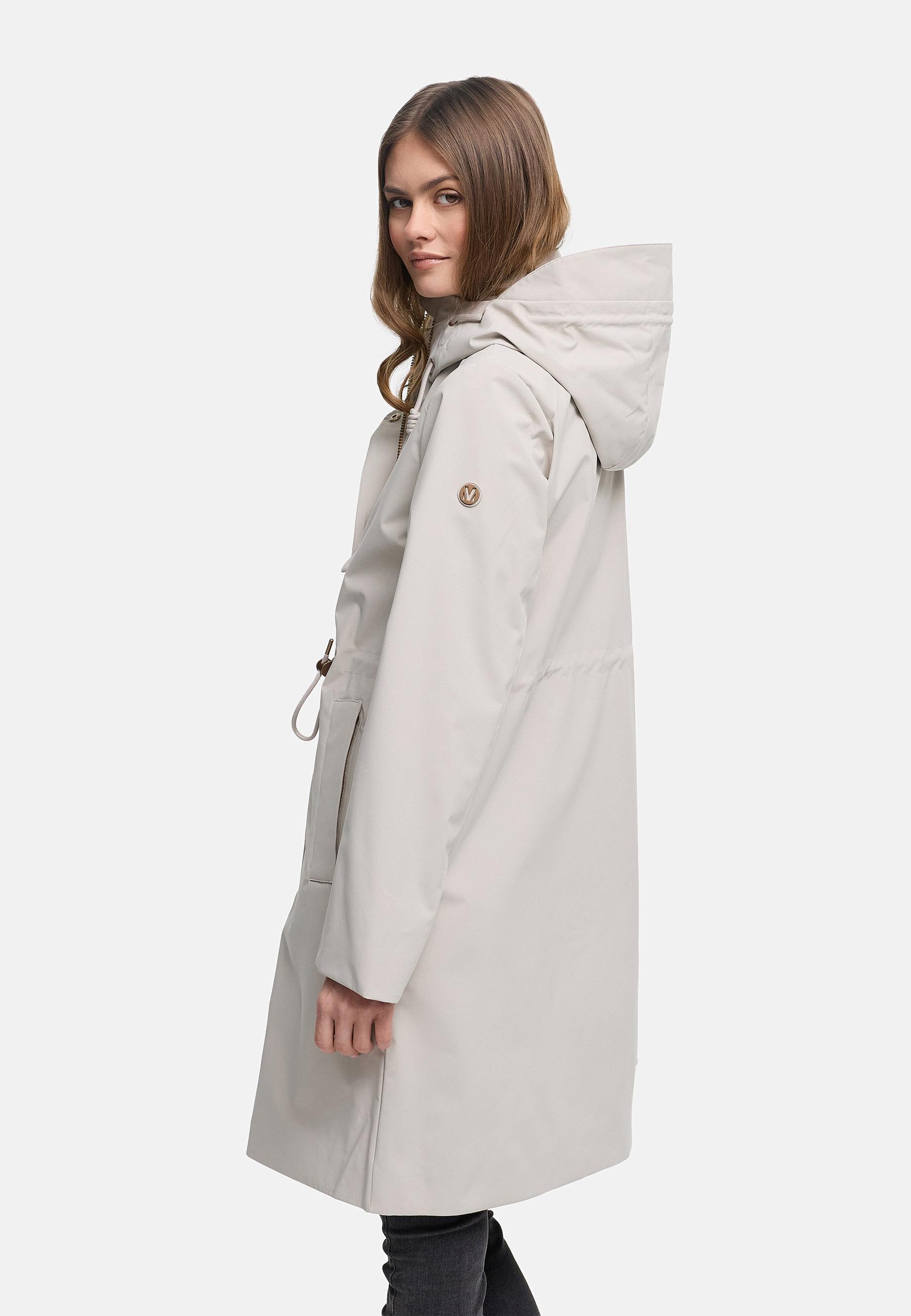 wasserdichter Parka mit Taillenzugkordeln "Zilandaa 16" Bone