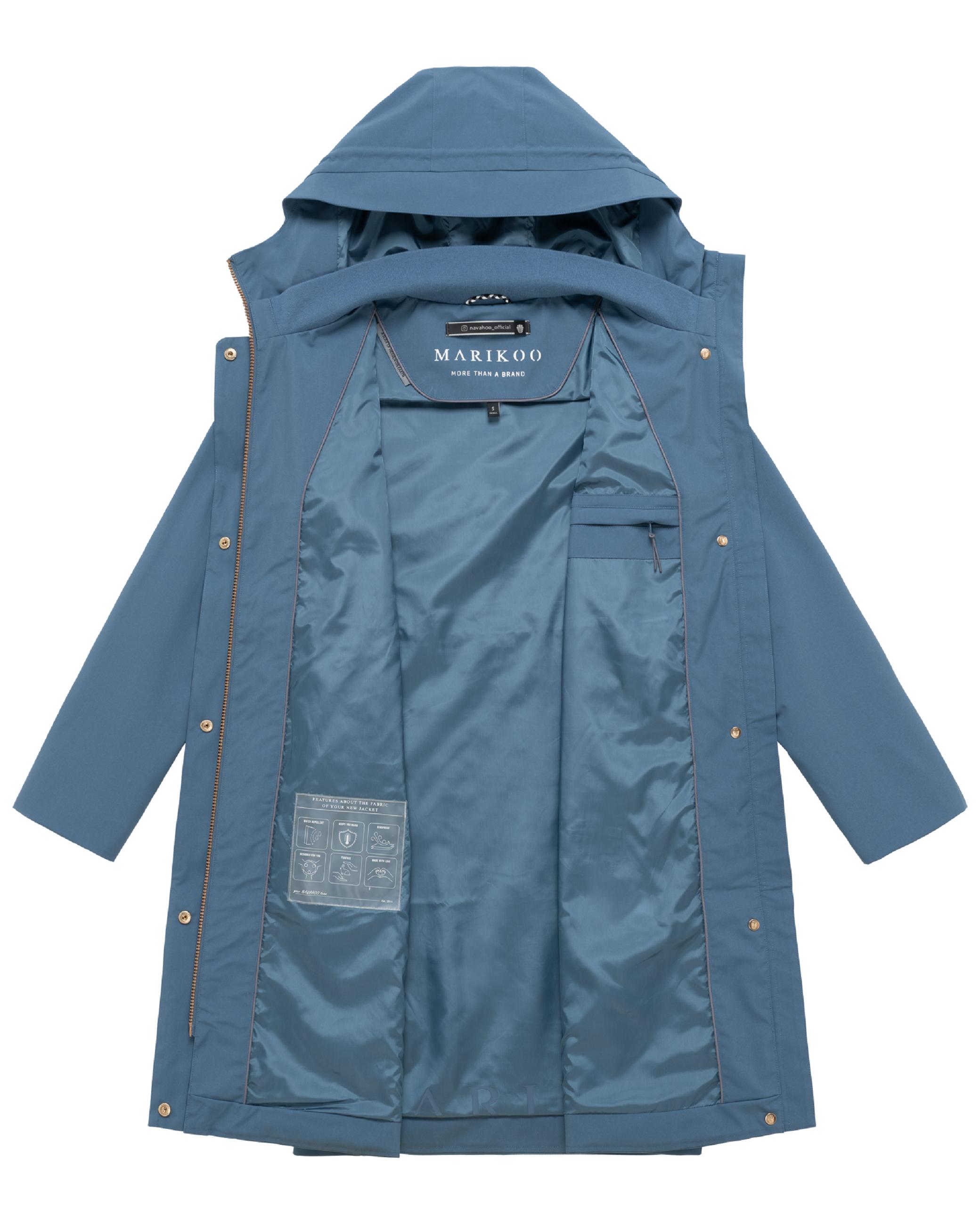 Parka mit Taillenzugkordeln "Zilandaa 16" Dusty Blue
