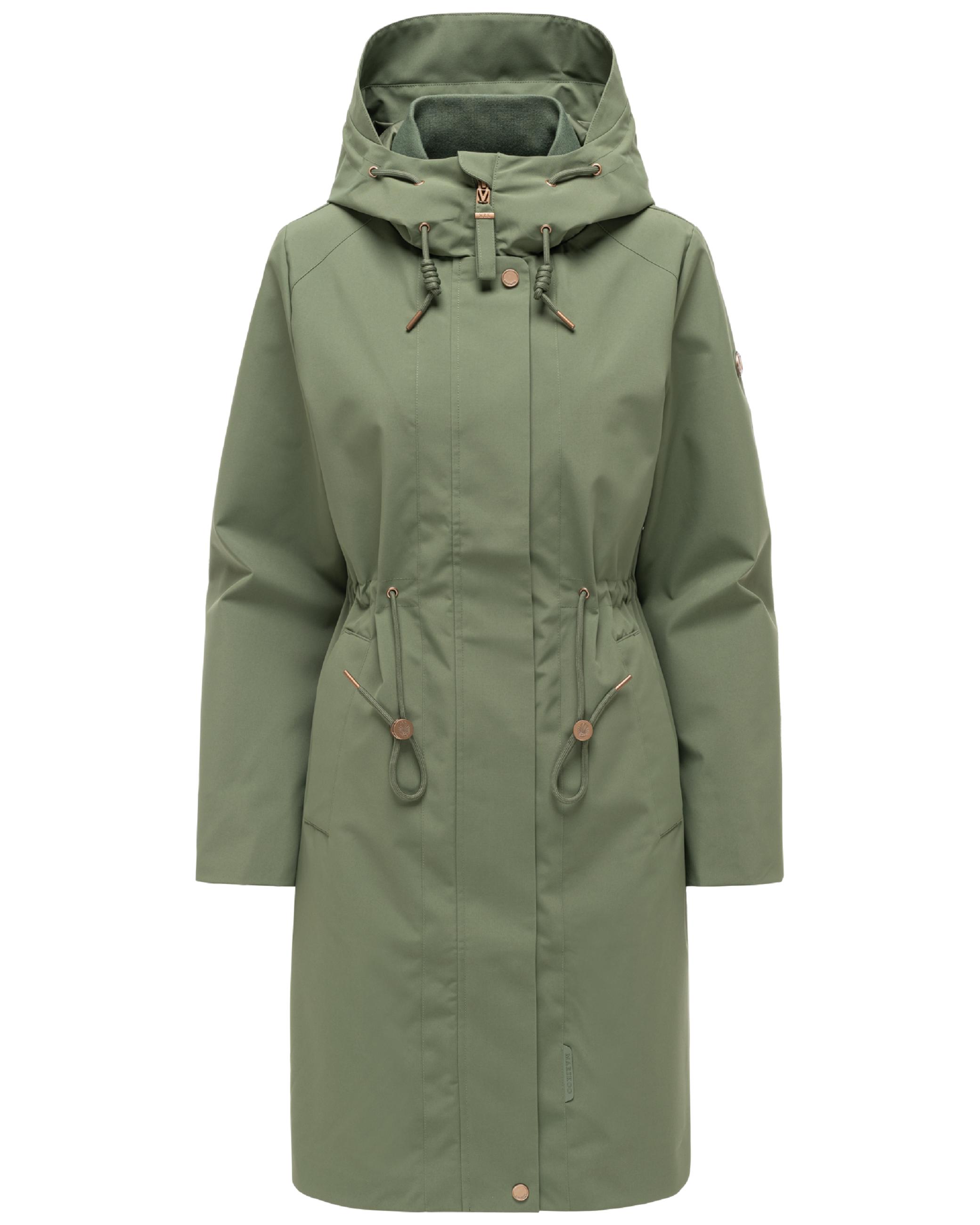 Parka mit Taillenzugkordeln "Zilandaa 16" Olive Leaf