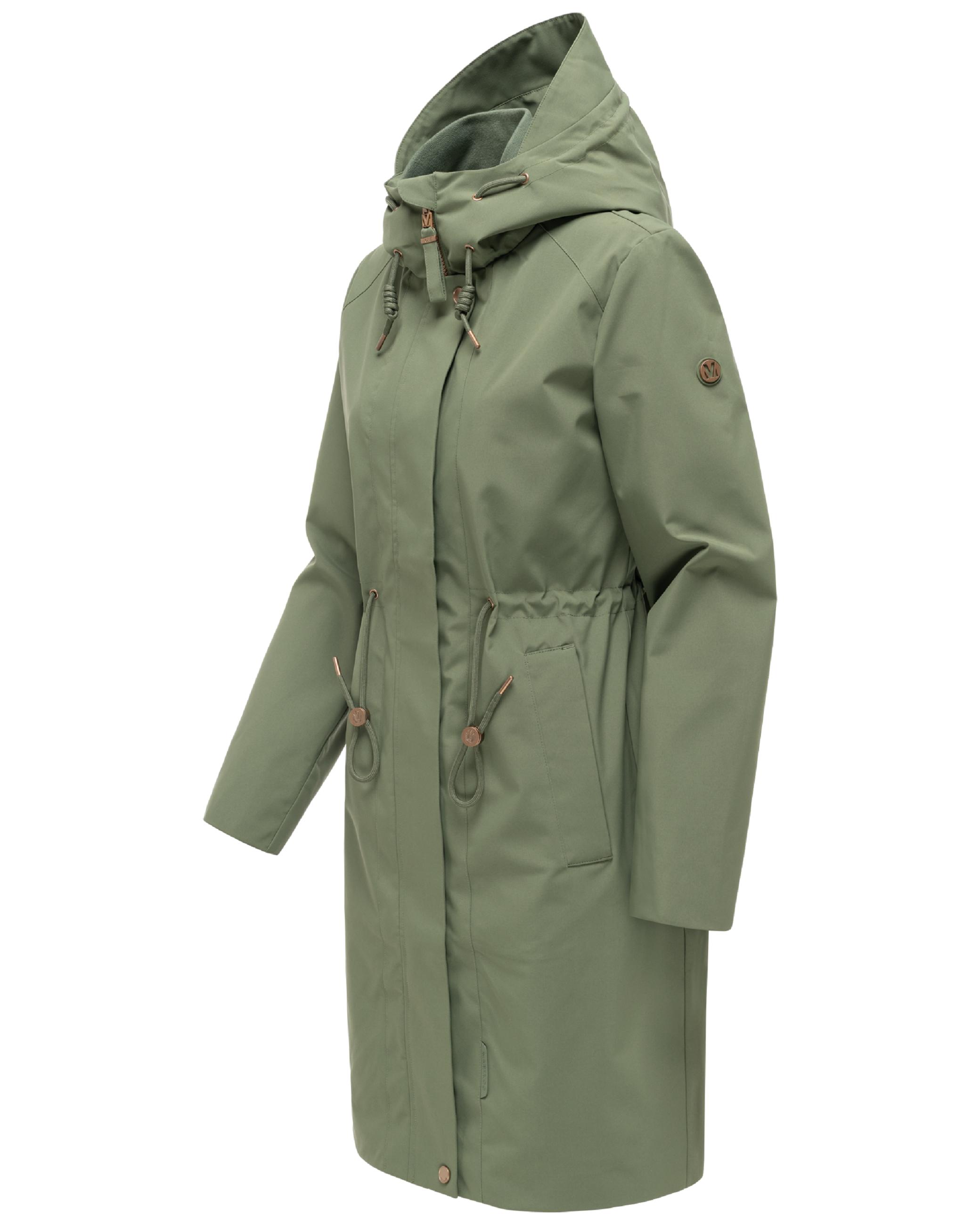 Parka mit Taillenzugkordeln "Zilandaa 16" Olive Leaf