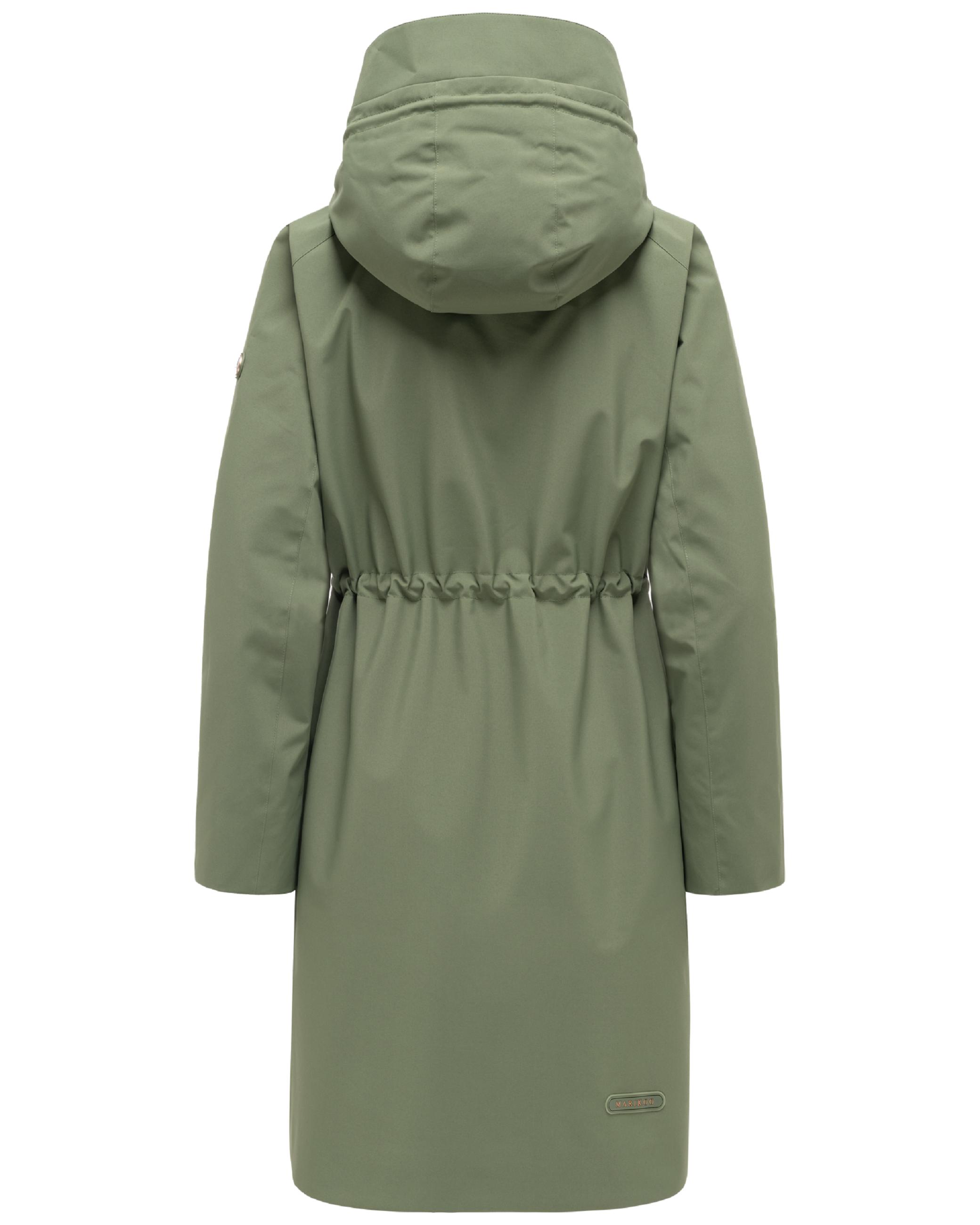 Parka mit Taillenzugkordeln "Zilandaa 16" Olive Leaf