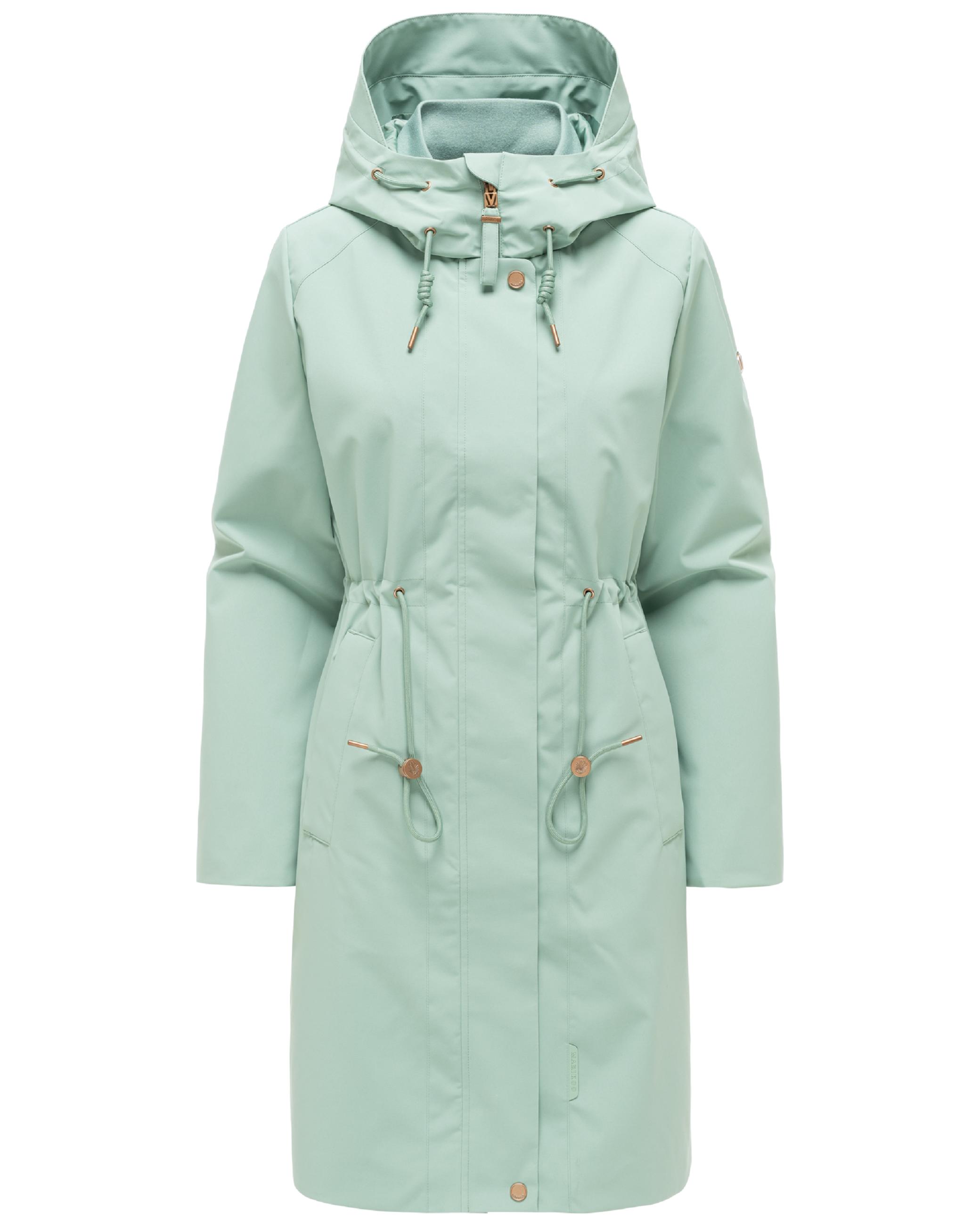 wasserdichter Parka mit Taillenzugkordeln "Zilandaa 16" Smokey Mint