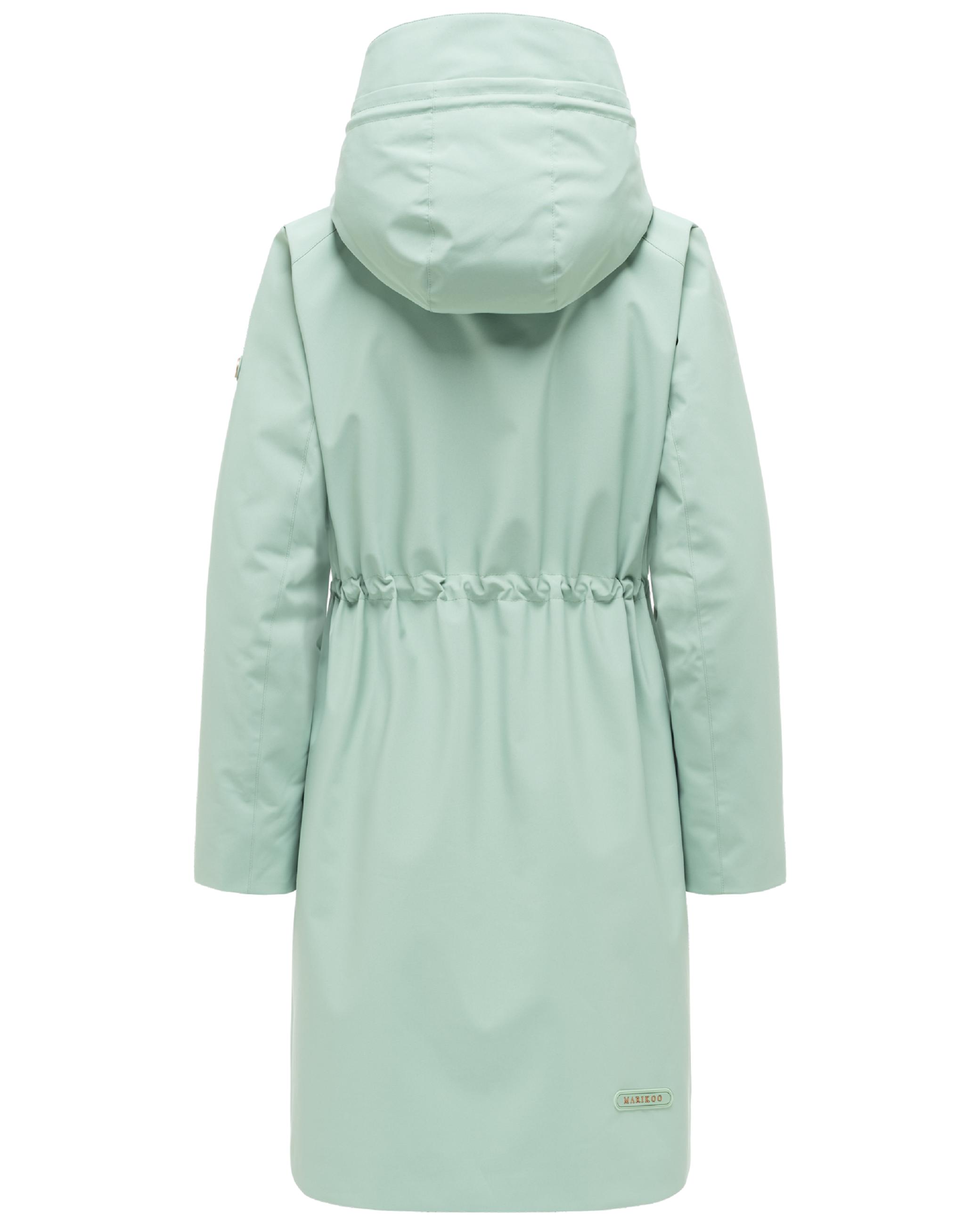 wasserdichter Parka mit Taillenzugkordeln "Zilandaa 16" Smokey Mint