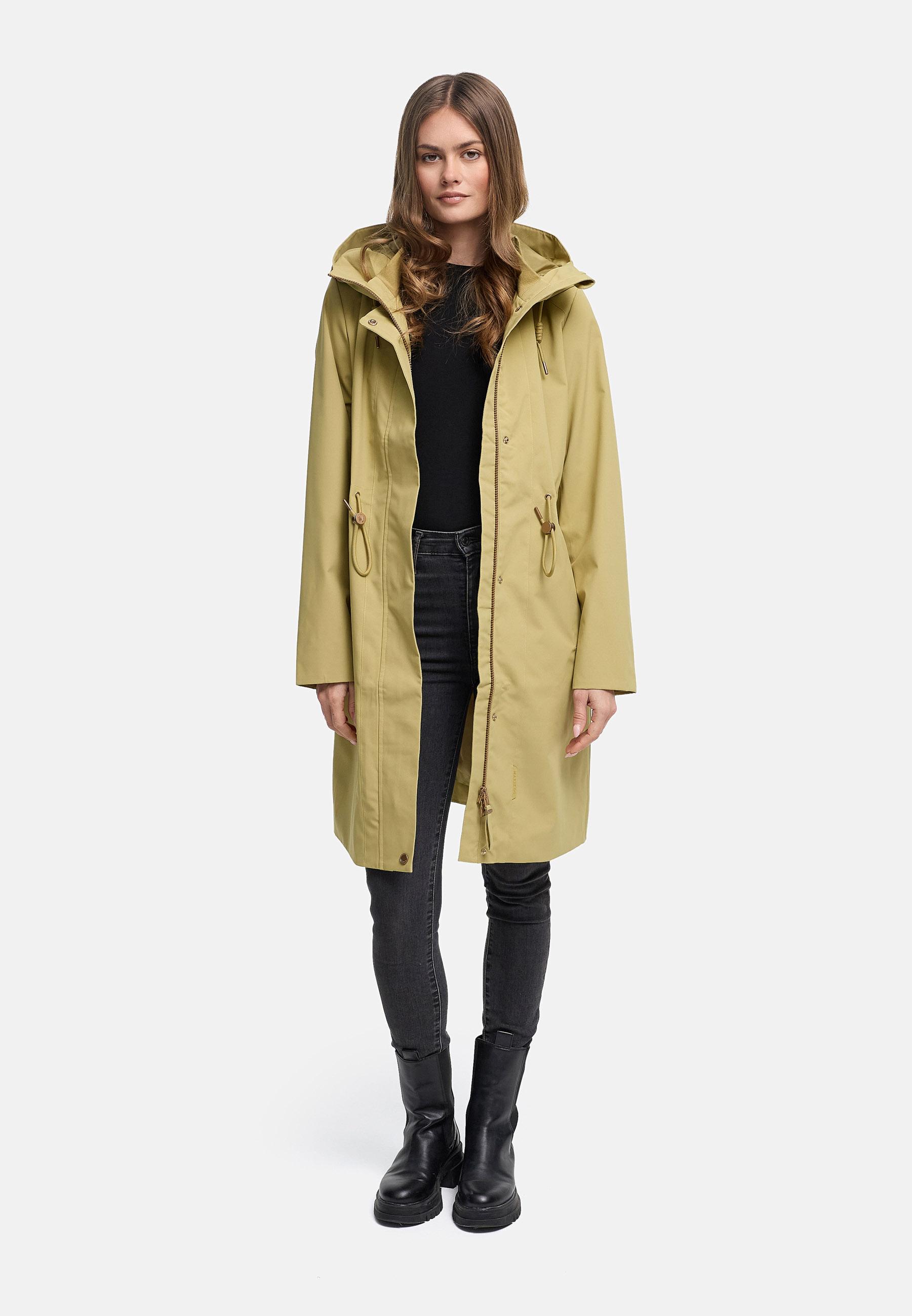 wasserdichter Parka mit Taillenzugkordeln "Zilandaa 16" Urban Khaki