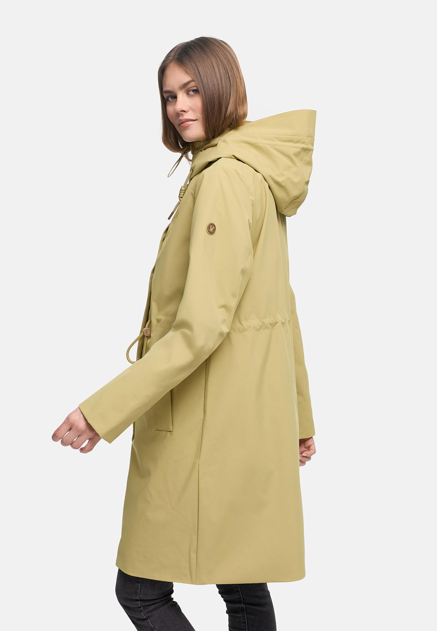 wasserdichter Parka mit Taillenzugkordeln "Zilandaa 16" Urban Khaki