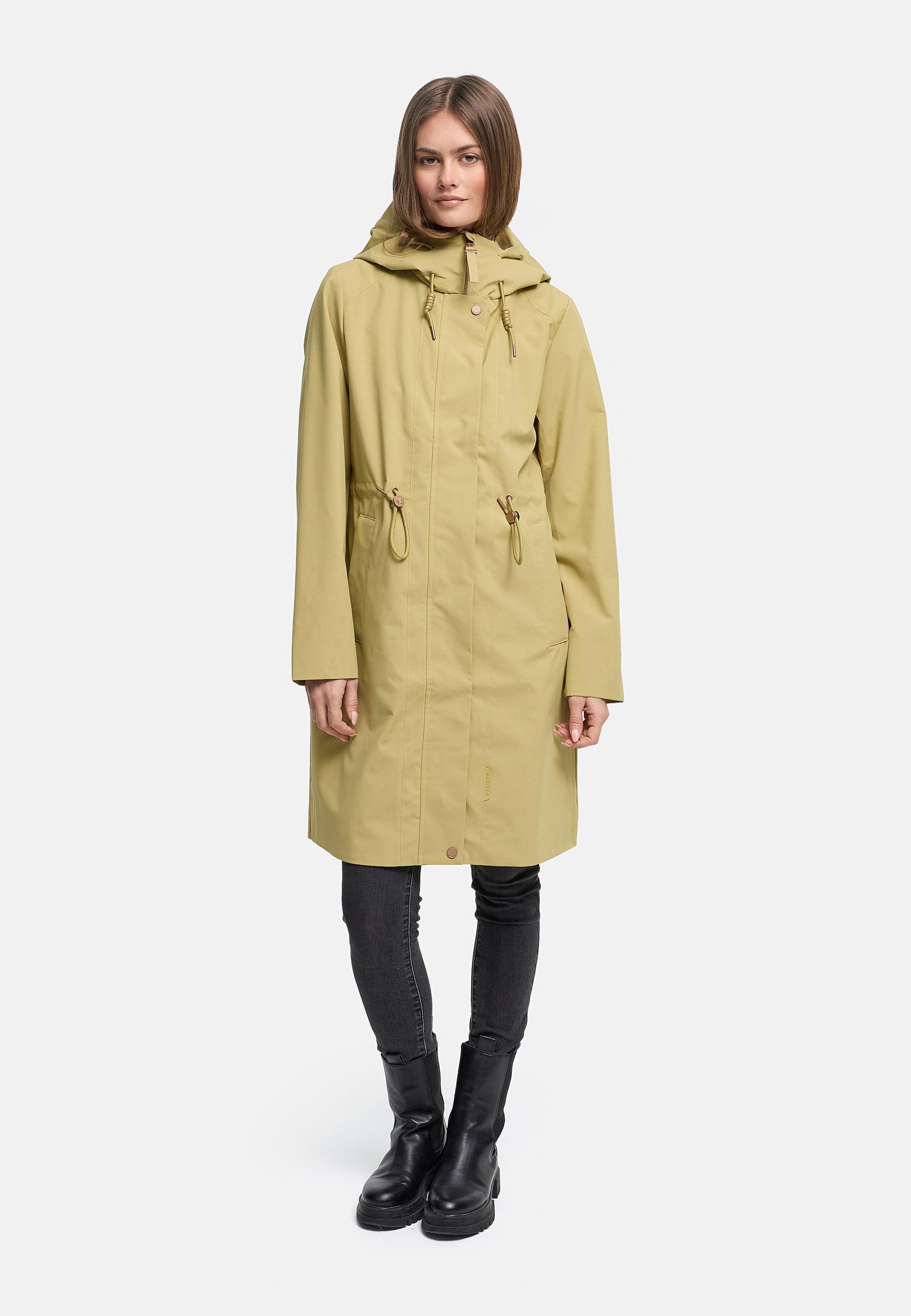 wasserdichter Parka mit Taillenzugkordeln "Zilandaa 16" Urban Khaki