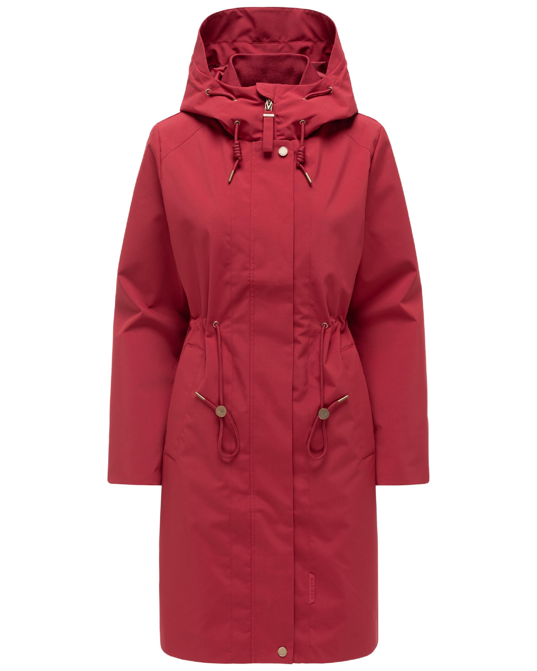wasserdichter Parka mit Taillenzugkordeln "Zilandaa 16" Velvet Red