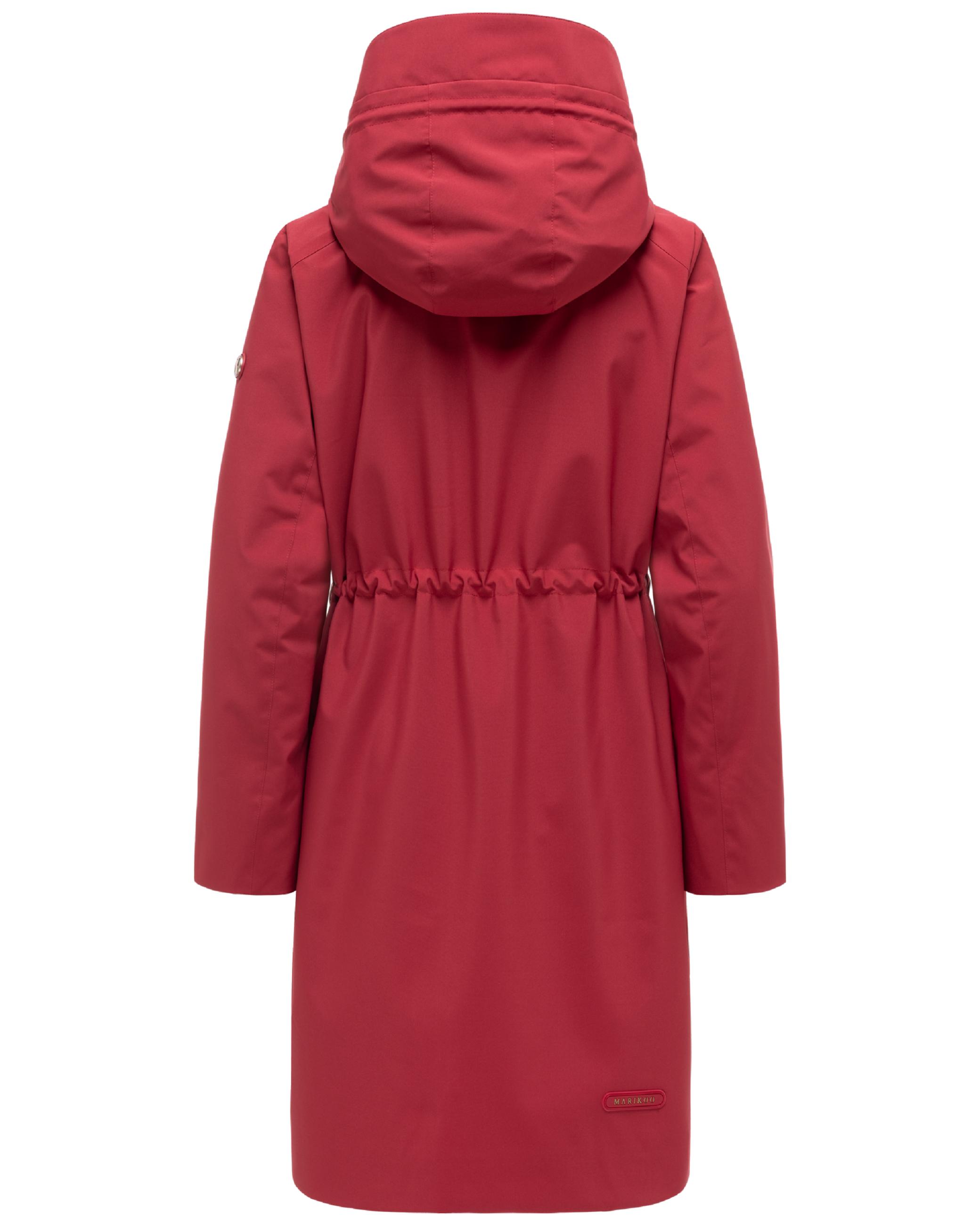 wasserdichter Parka mit Taillenzugkordeln "Zilandaa 16" Velvet Red
