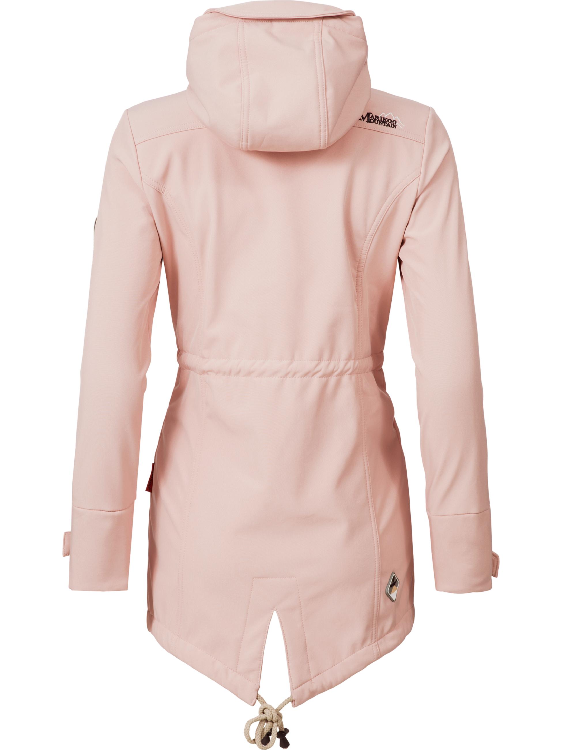 Übergang Softshell-Mantel mit Kapuze "Zimtzicke" Rosa