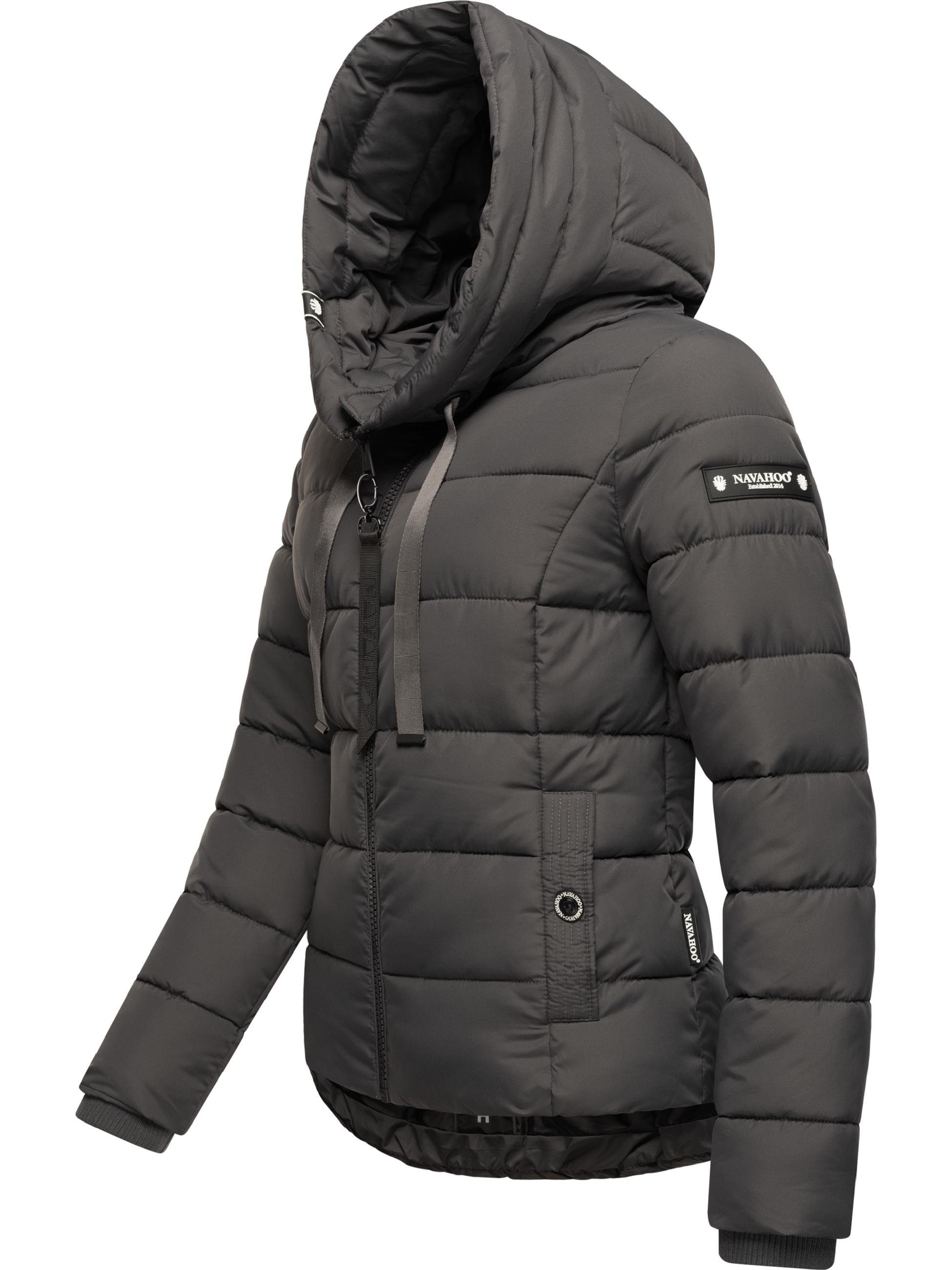 Winter Steppjacke mit hohem Kragen "Amayaa" Anthracite