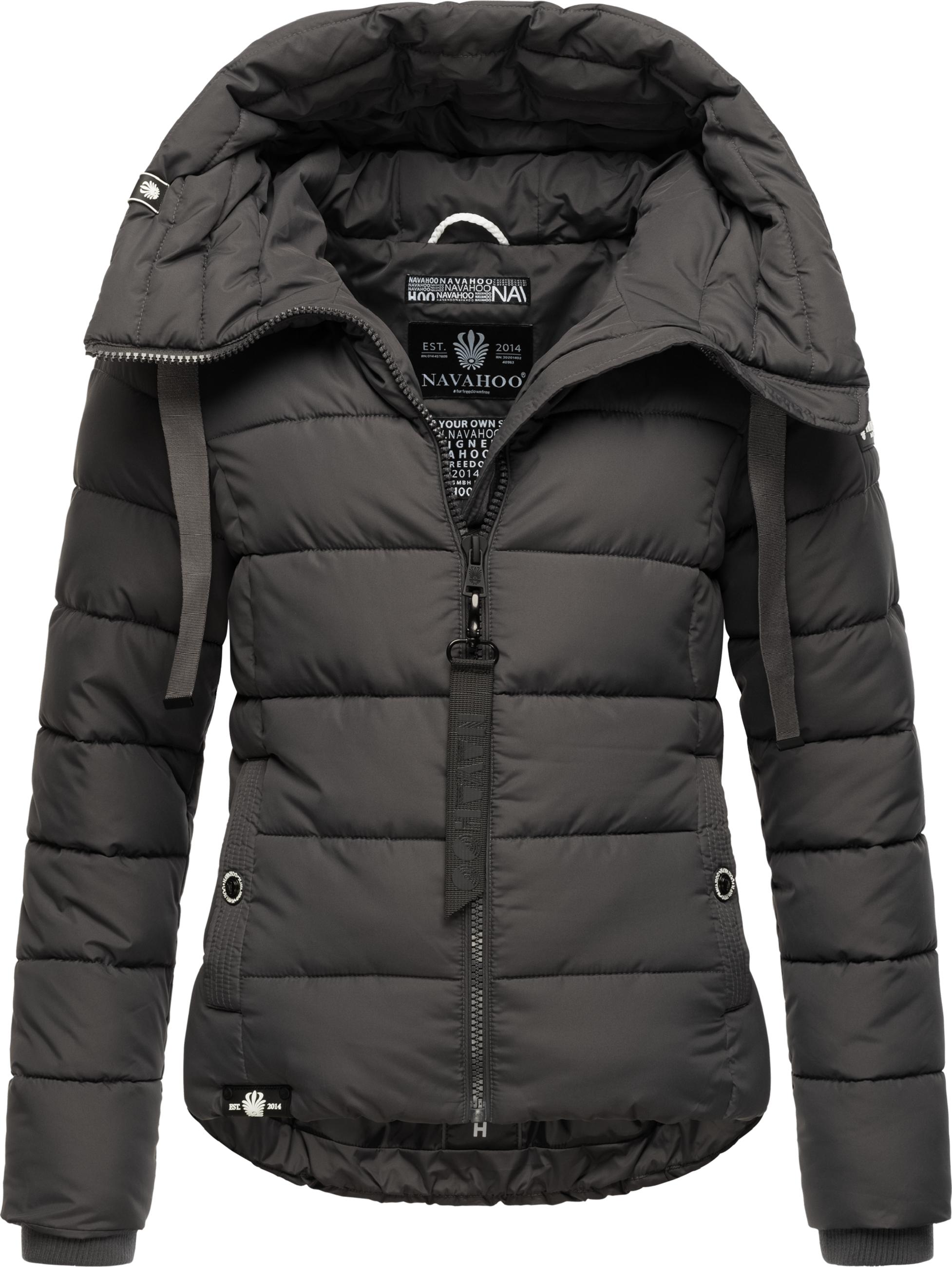 Winter Steppjacke mit hohem Kragen "Amayaa" Anthracite