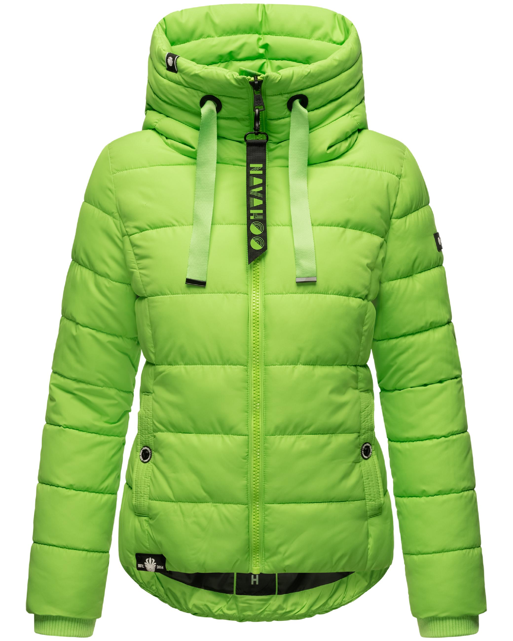 Winter Steppjacke mit hohem Kragen "Amayaa" Apple Green