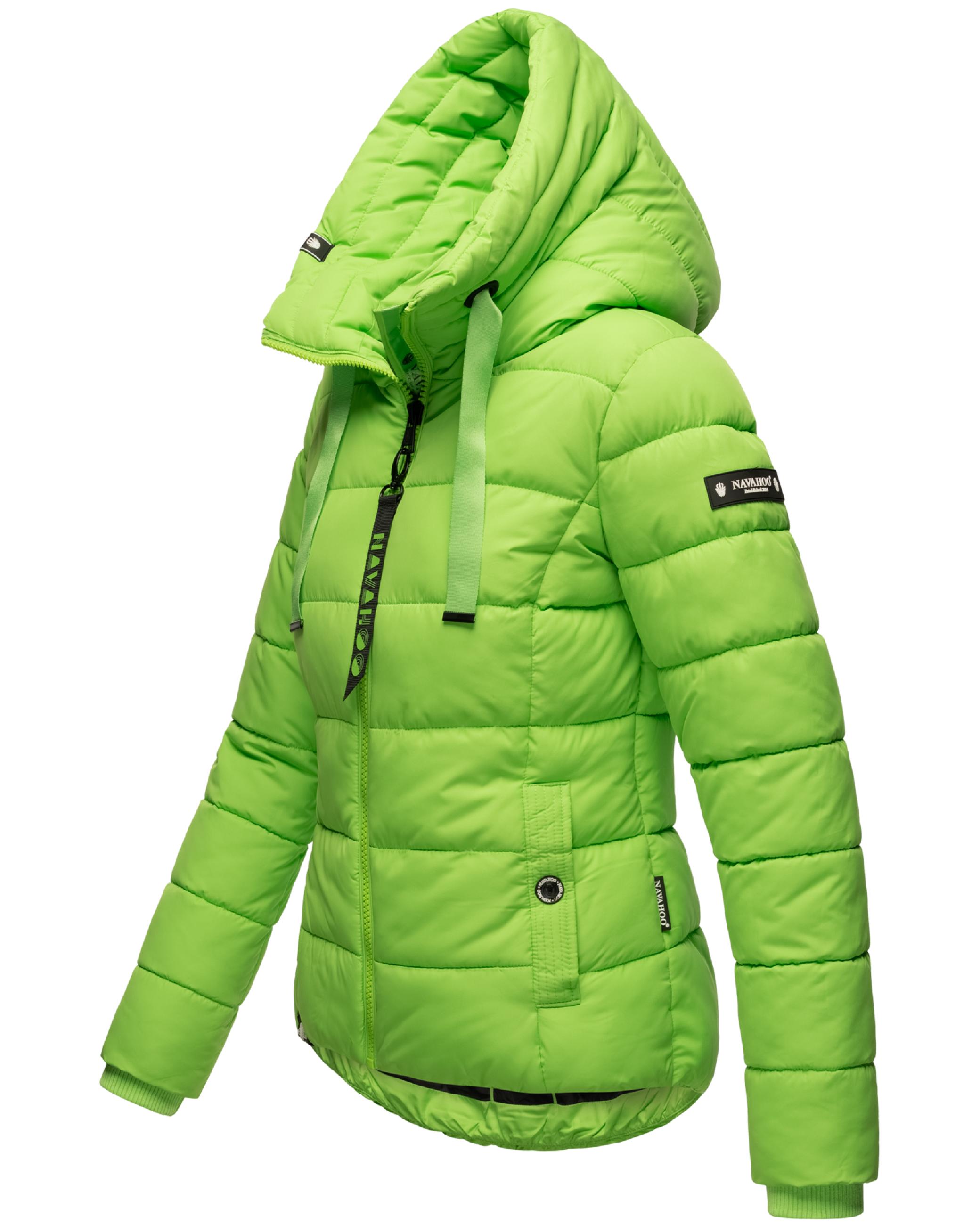 Winter Steppjacke mit hohem Kragen "Amayaa" Apple Green