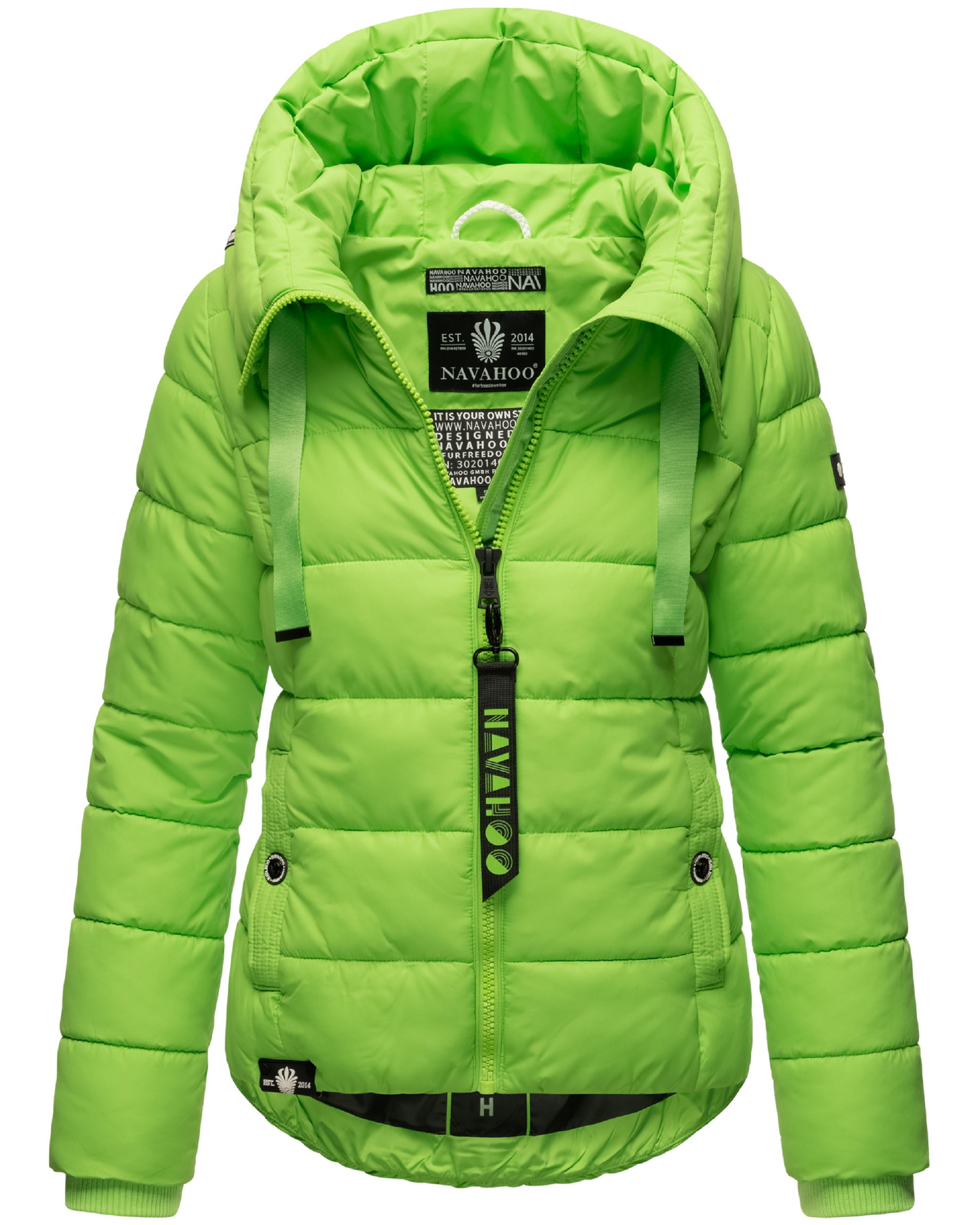 Winter Steppjacke mit hohem Kragen "Amayaa" Apple Green