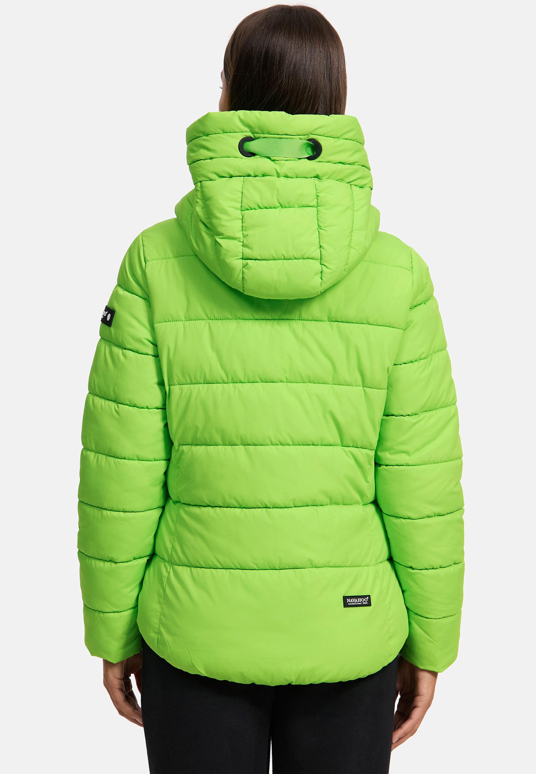 Winter Steppjacke mit hohem Kragen "Amayaa" Apple Green