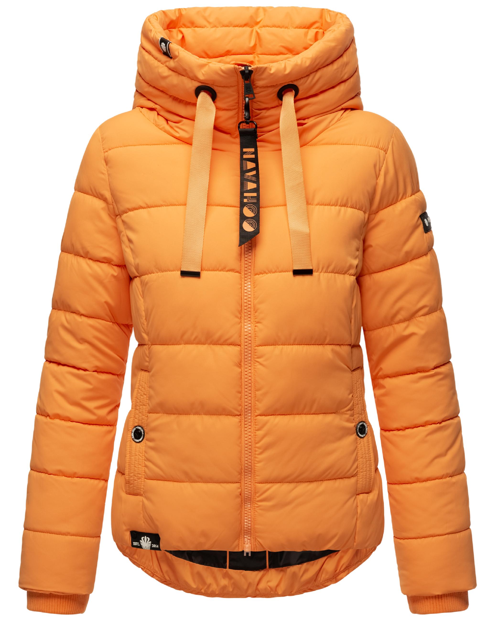 Winter Steppjacke mit hohem Kragen "Amayaa" Apricot Sorbet
