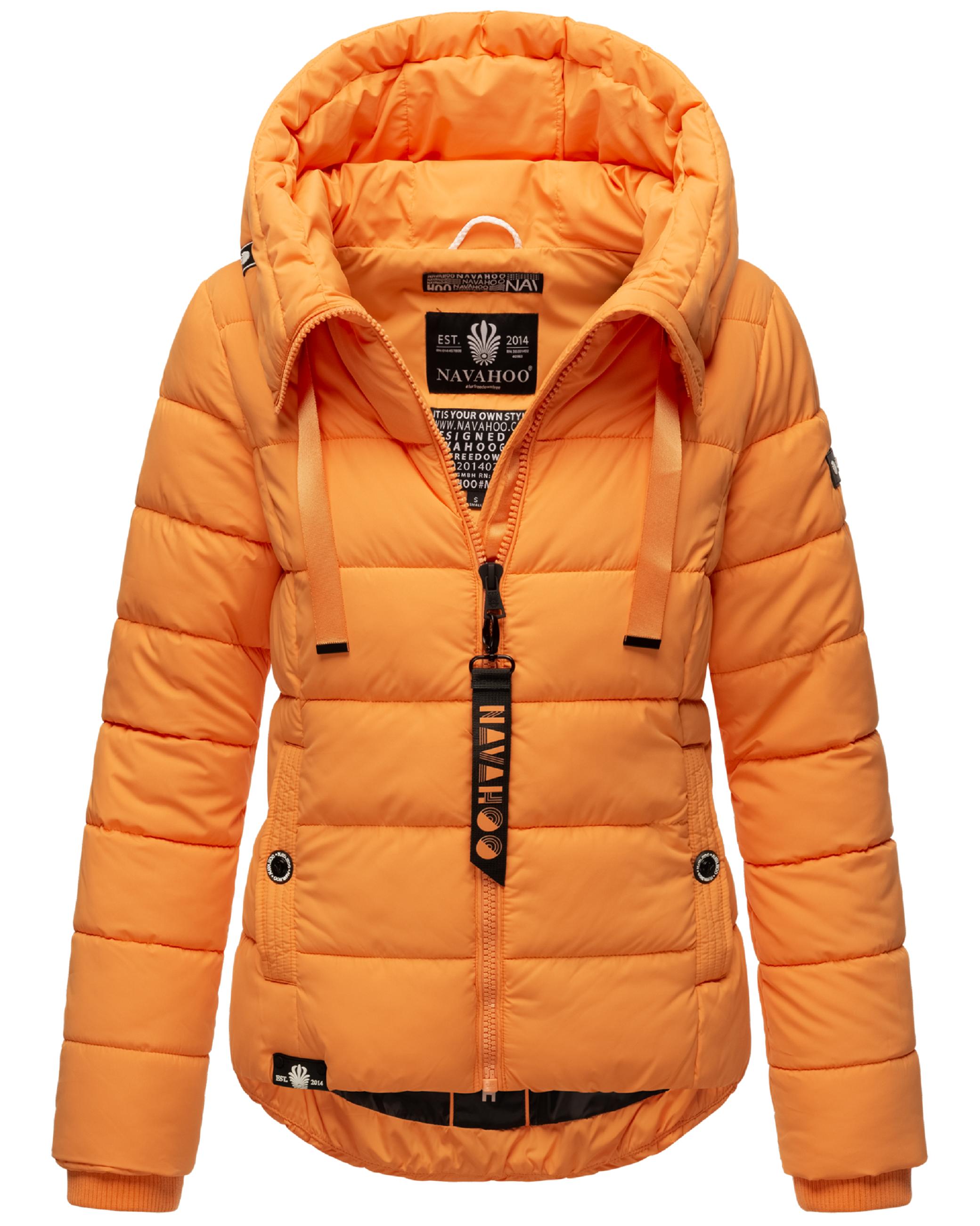 Winter Steppjacke mit hohem Kragen "Amayaa" Apricot Sorbet