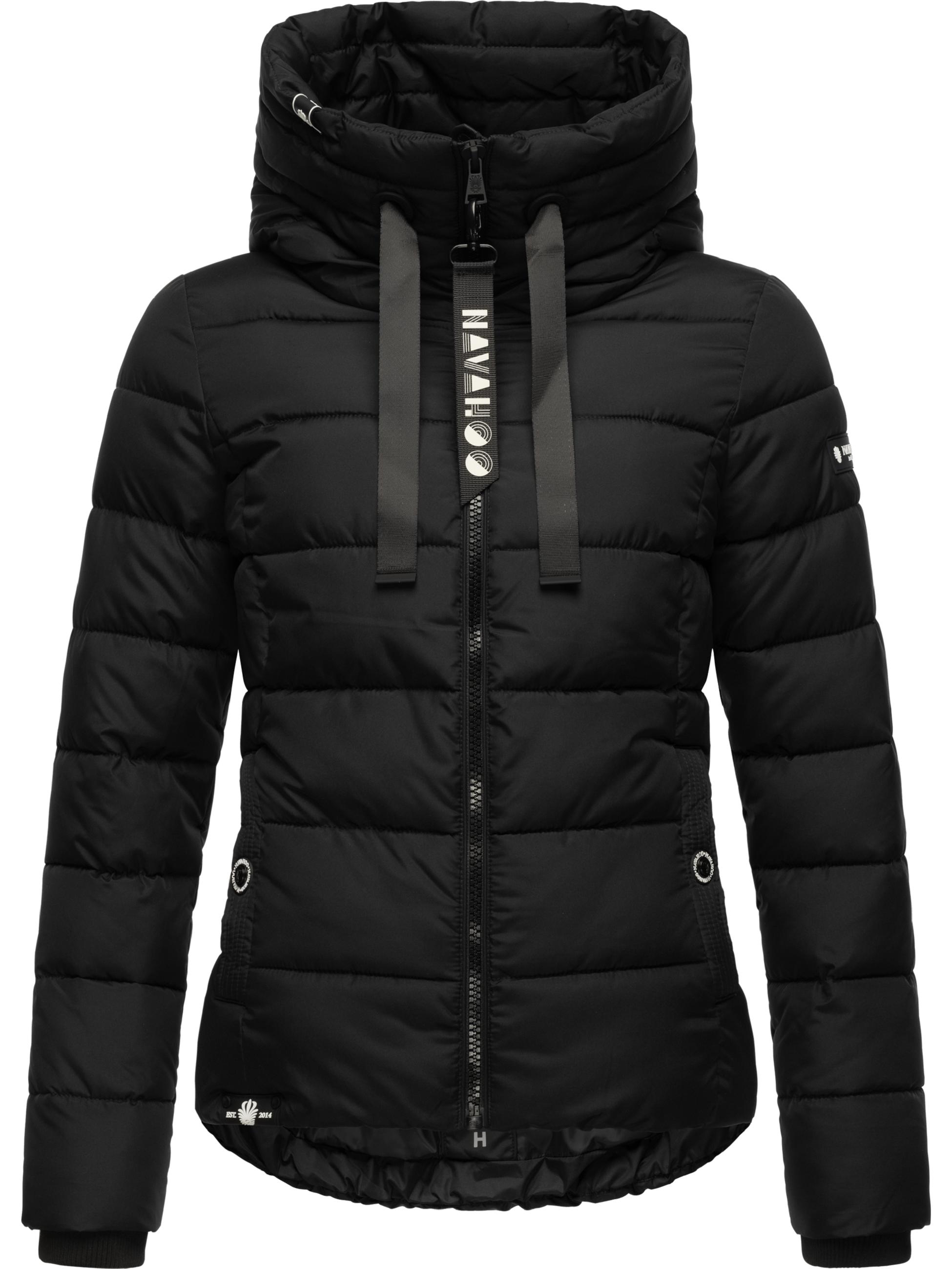 Winter Steppjacke mit hohem Kragen "Amayaa" Black